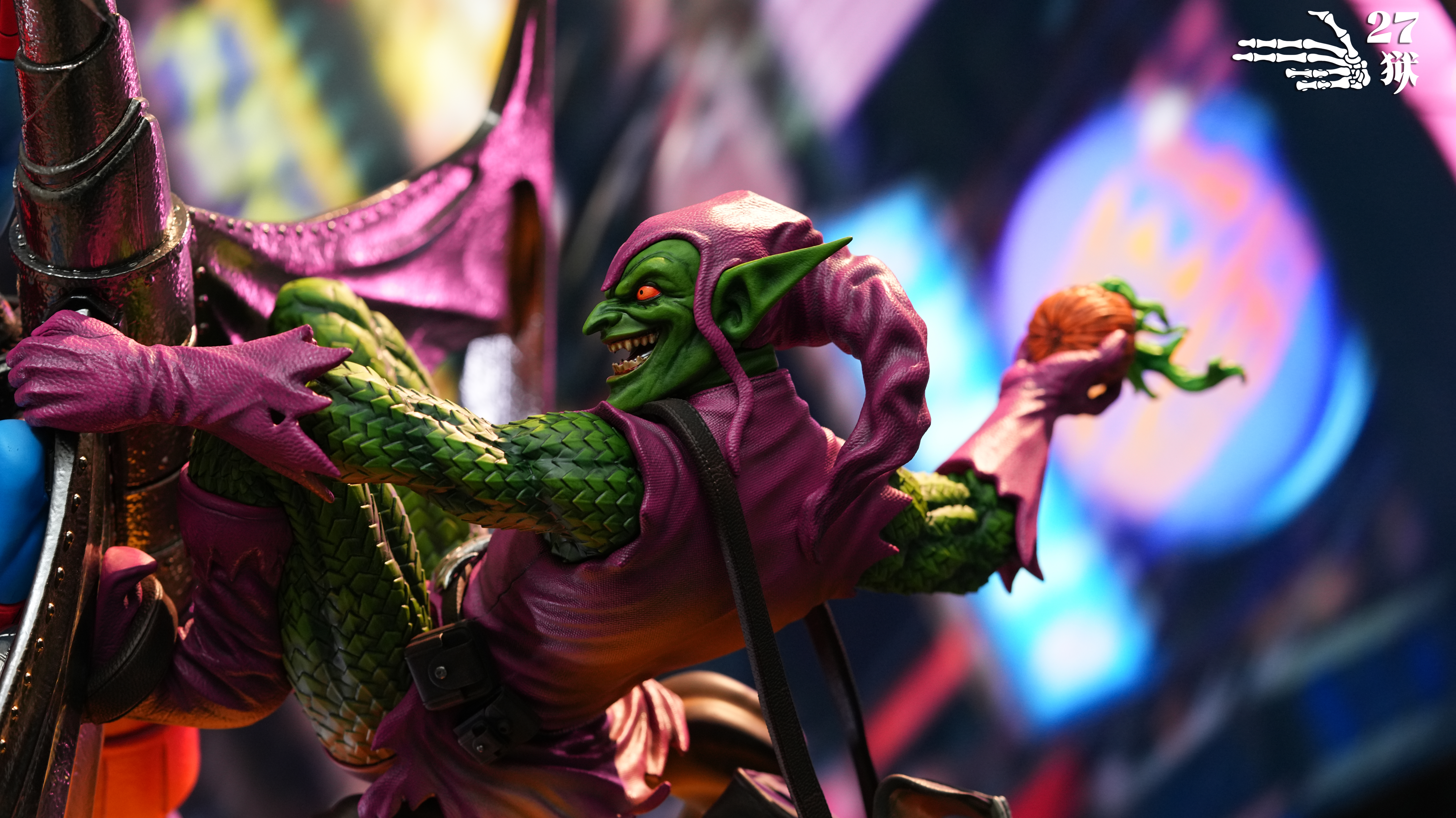 【Pre-sale】1/4 Scale Spiderman VS Green Goblin Diorama-27abyss Studio