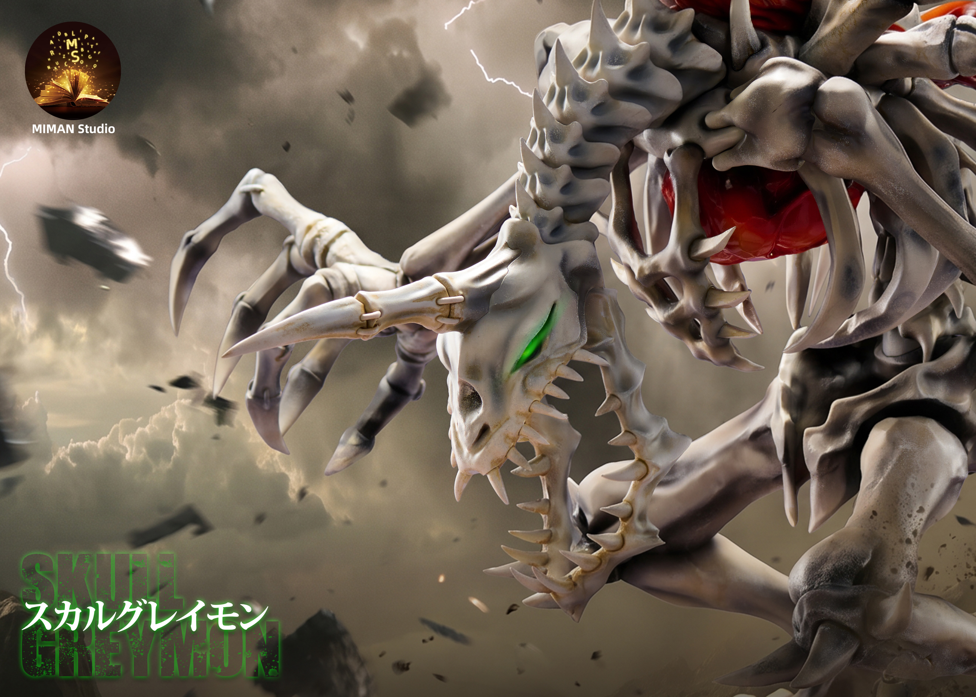 【Pre-sale】Skull Greymon-Digimon Adventure-MIMAN Studio 