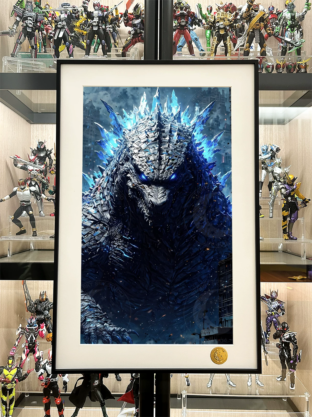 【Pre-sale】Decorative Painting of Monster King Godzilla-XingKong Studio