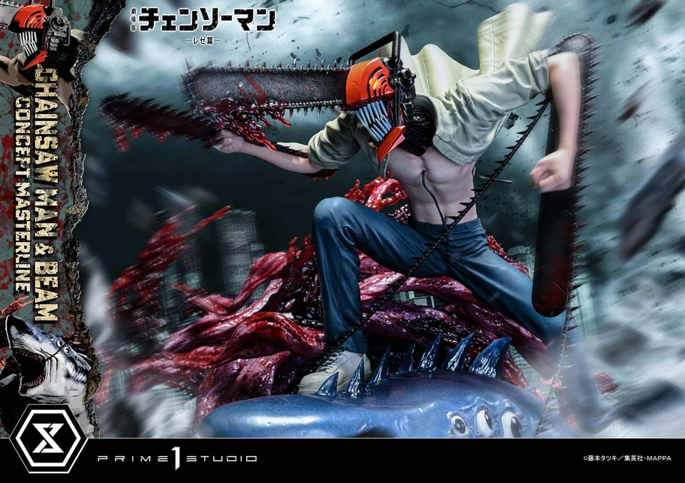 【Pre-sale】1/6 Scale Denji and Beam with LED-Chainsaw Man-Prime 1 Studio