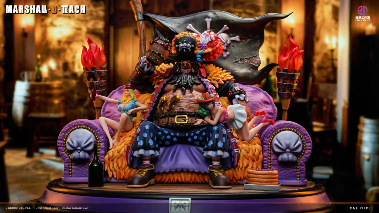 【Pre-sale】1/8 Scale Blackbeard Marshall D Teach-One Piece-DREAM Studio