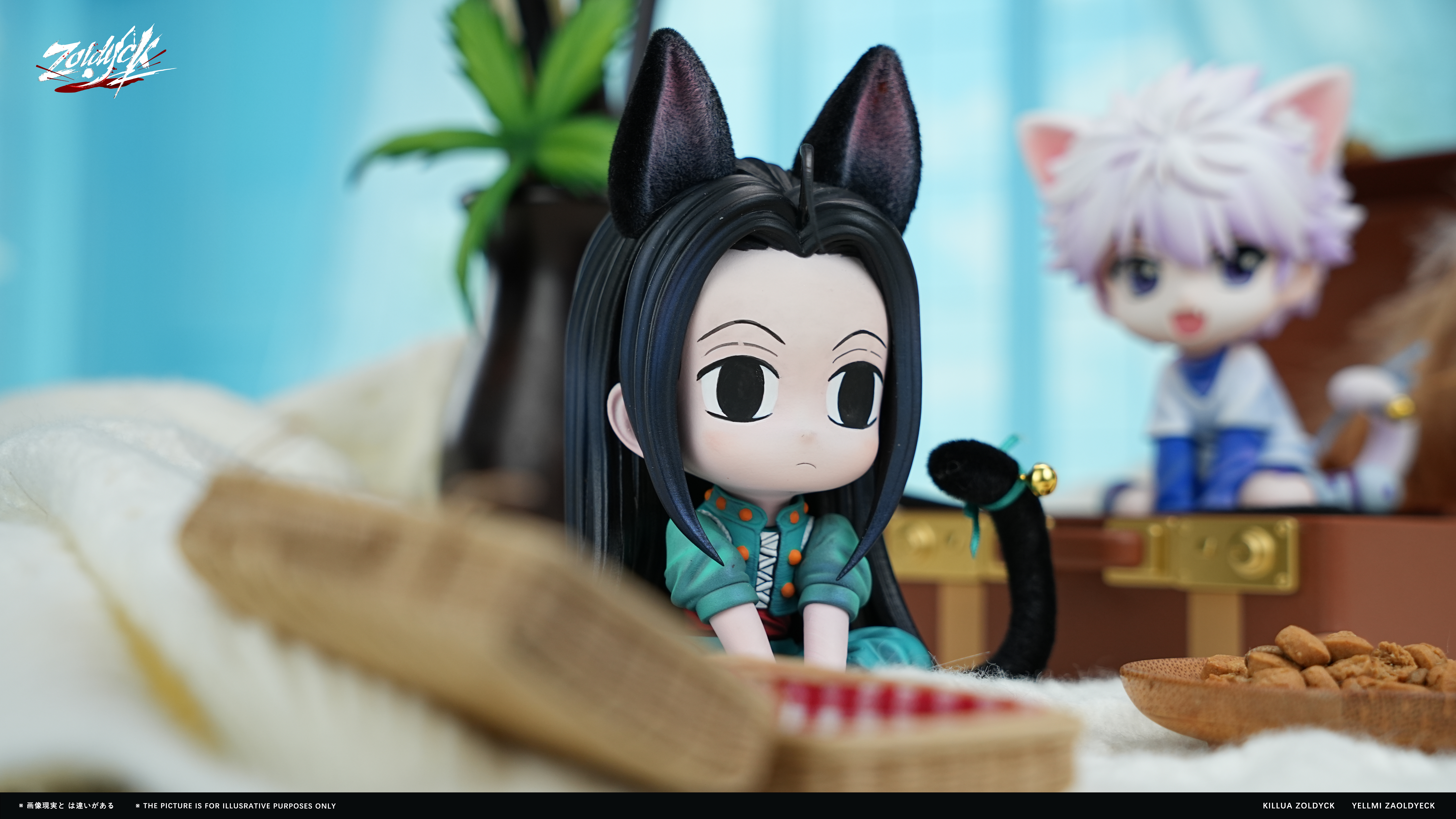 【Pre-sale】Q Version Cat Killua and Yellmi-Hunter X Hunter-Zoldyck (ZDK) Studio