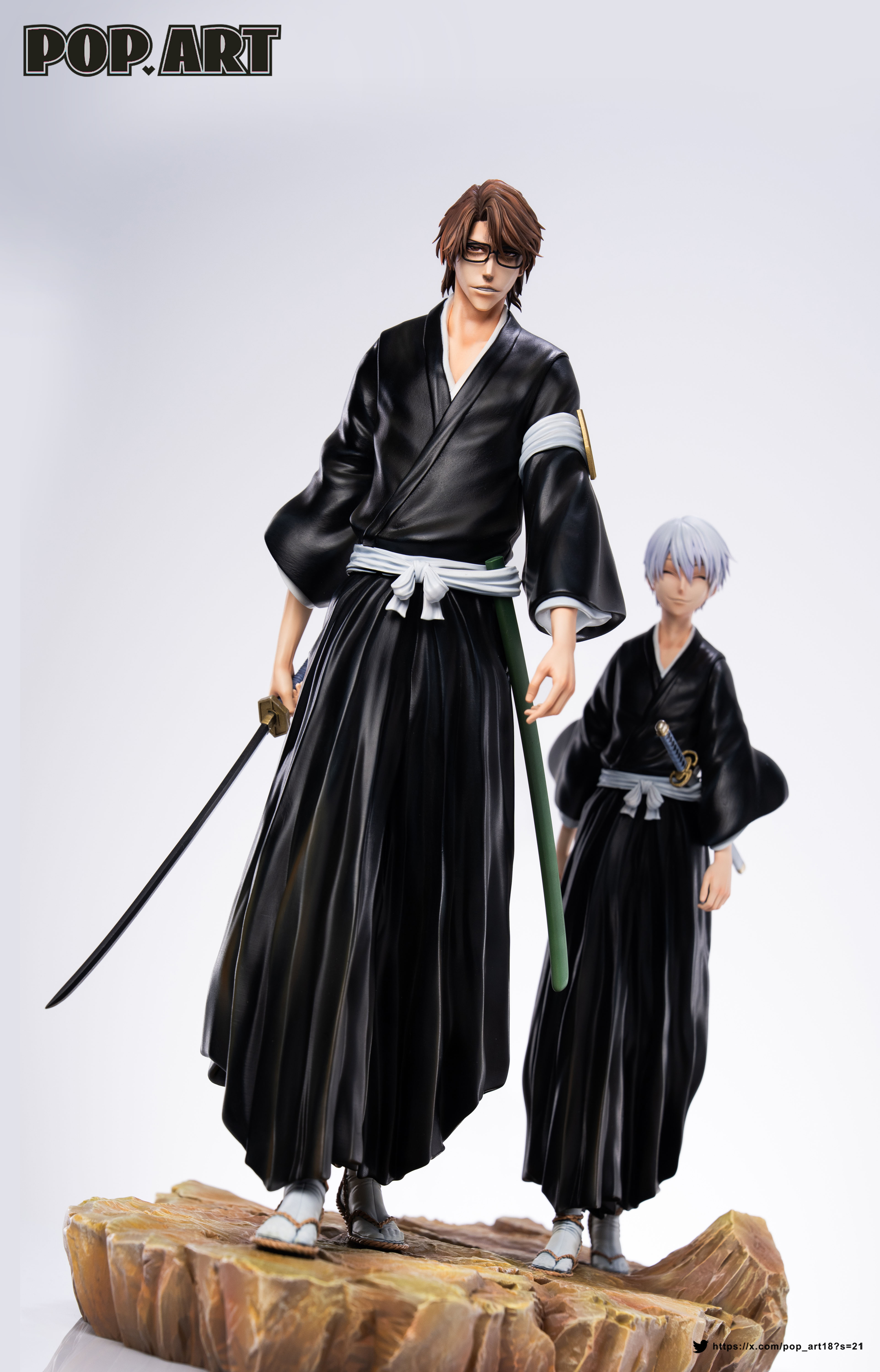 【Pre-sale】1/6 Scale Sosuke Aizen and Ichimaru Gin-POP.ART Studio