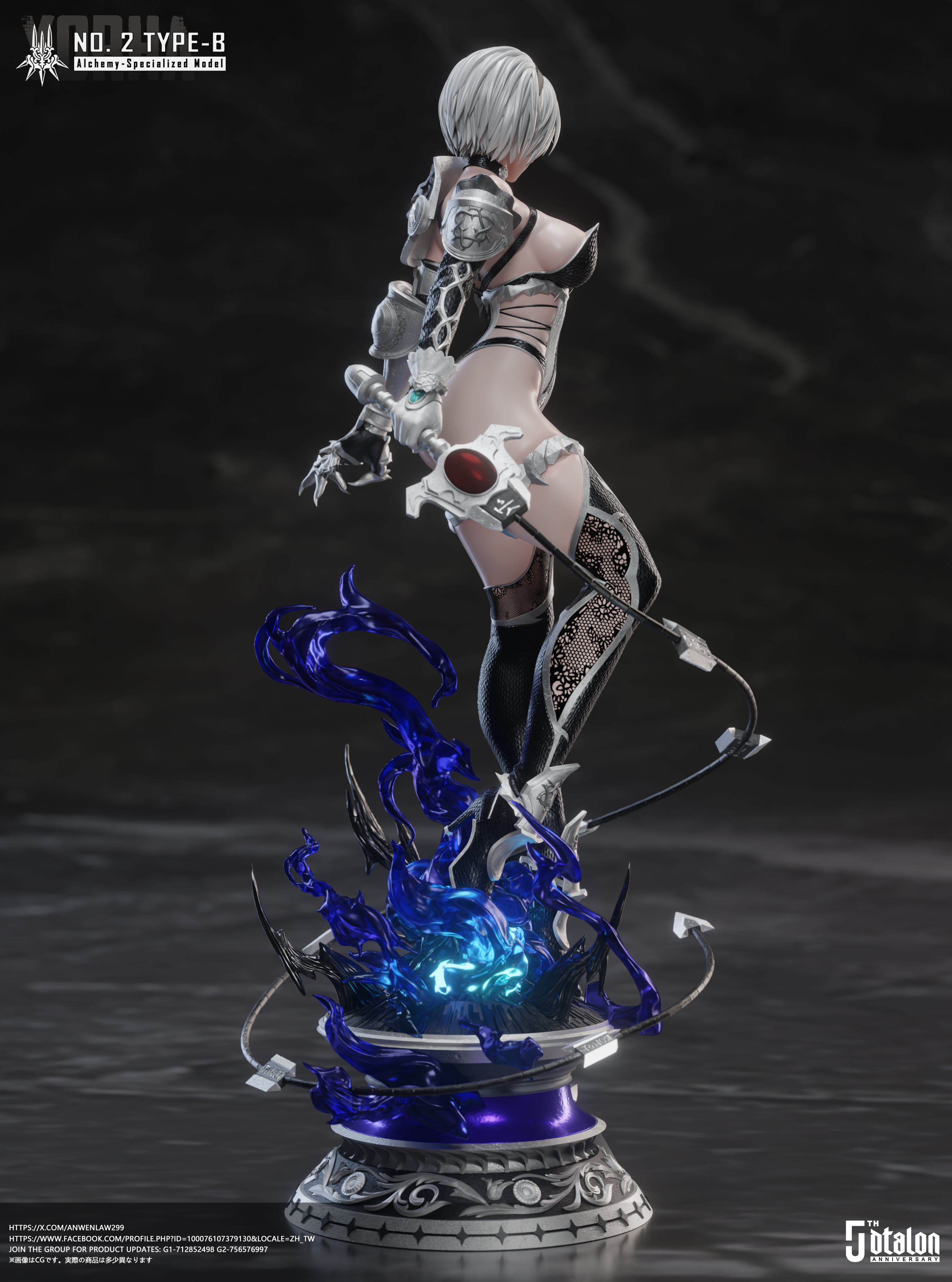 【Pre-sale】1/4 Scale NieR 2B-NieR:Automata-Dtalon Production Studio