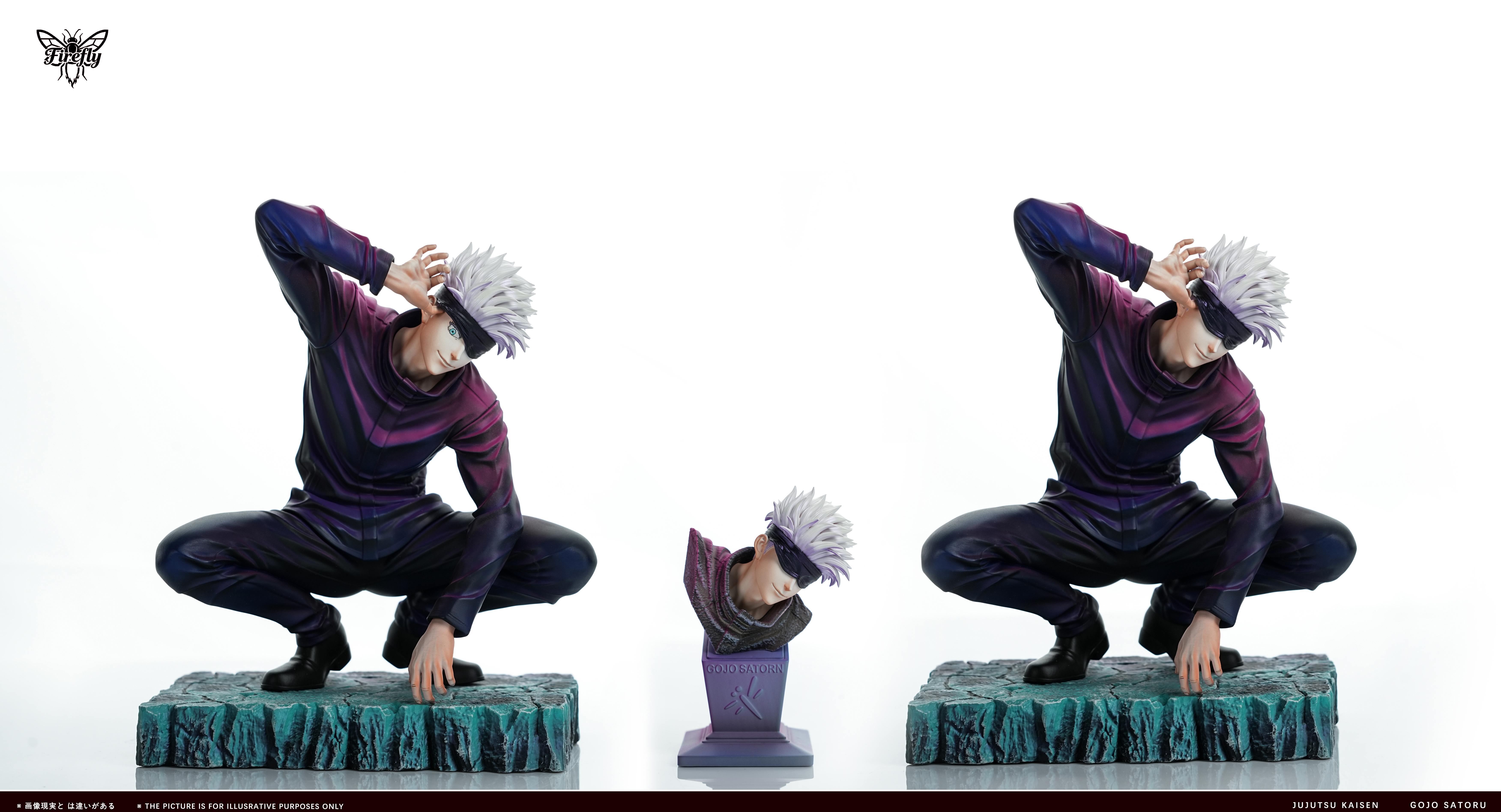 【Pre-sale】1/6 and 1/4 Scale Squatting Gojo Satoru-Jujutsu Kaisen-Firefly Studio