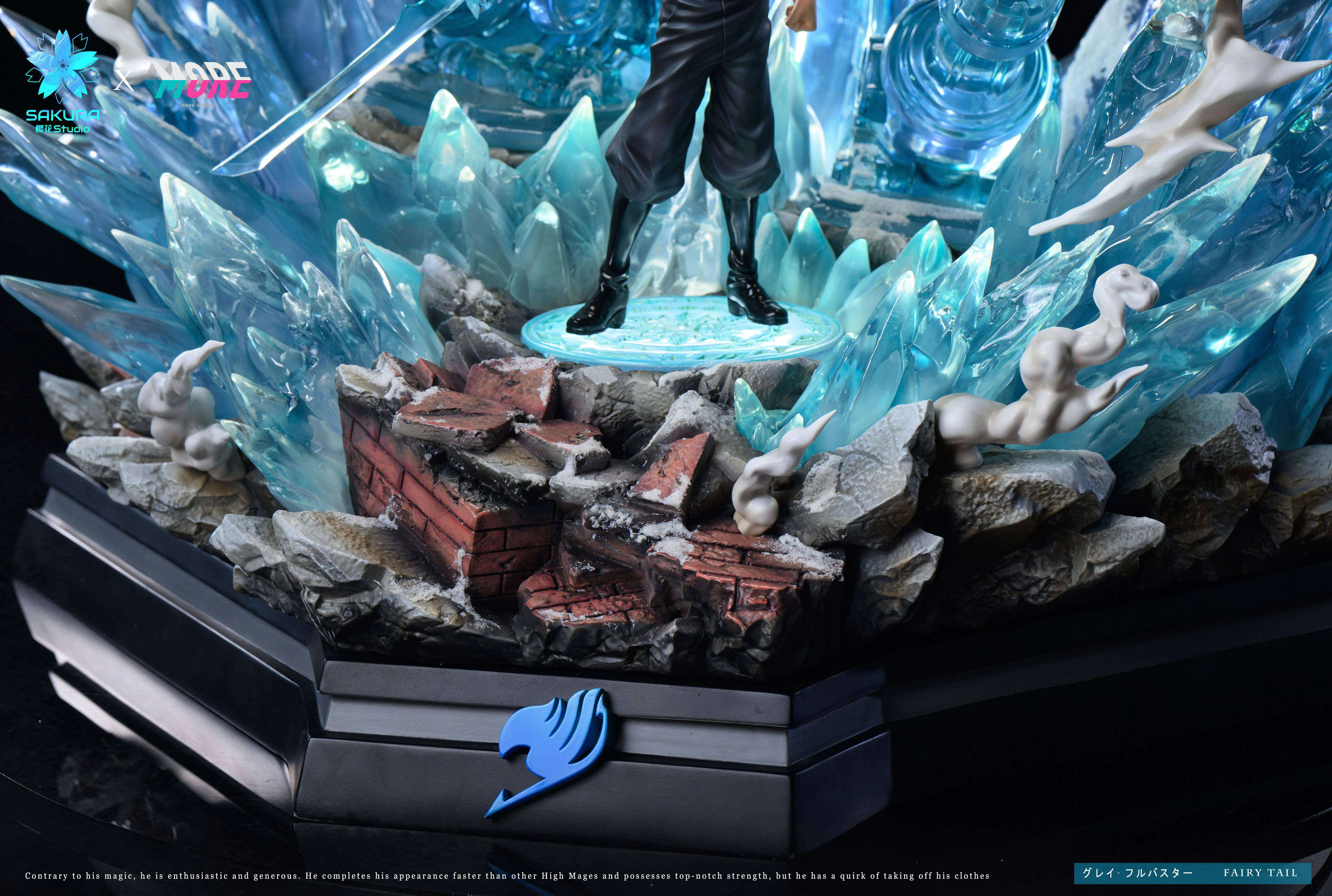 【Pre-sale】1/6 Scale Gray Fullbuster with LED-FAIRY TAIL-Sakura Studio × More Studio
