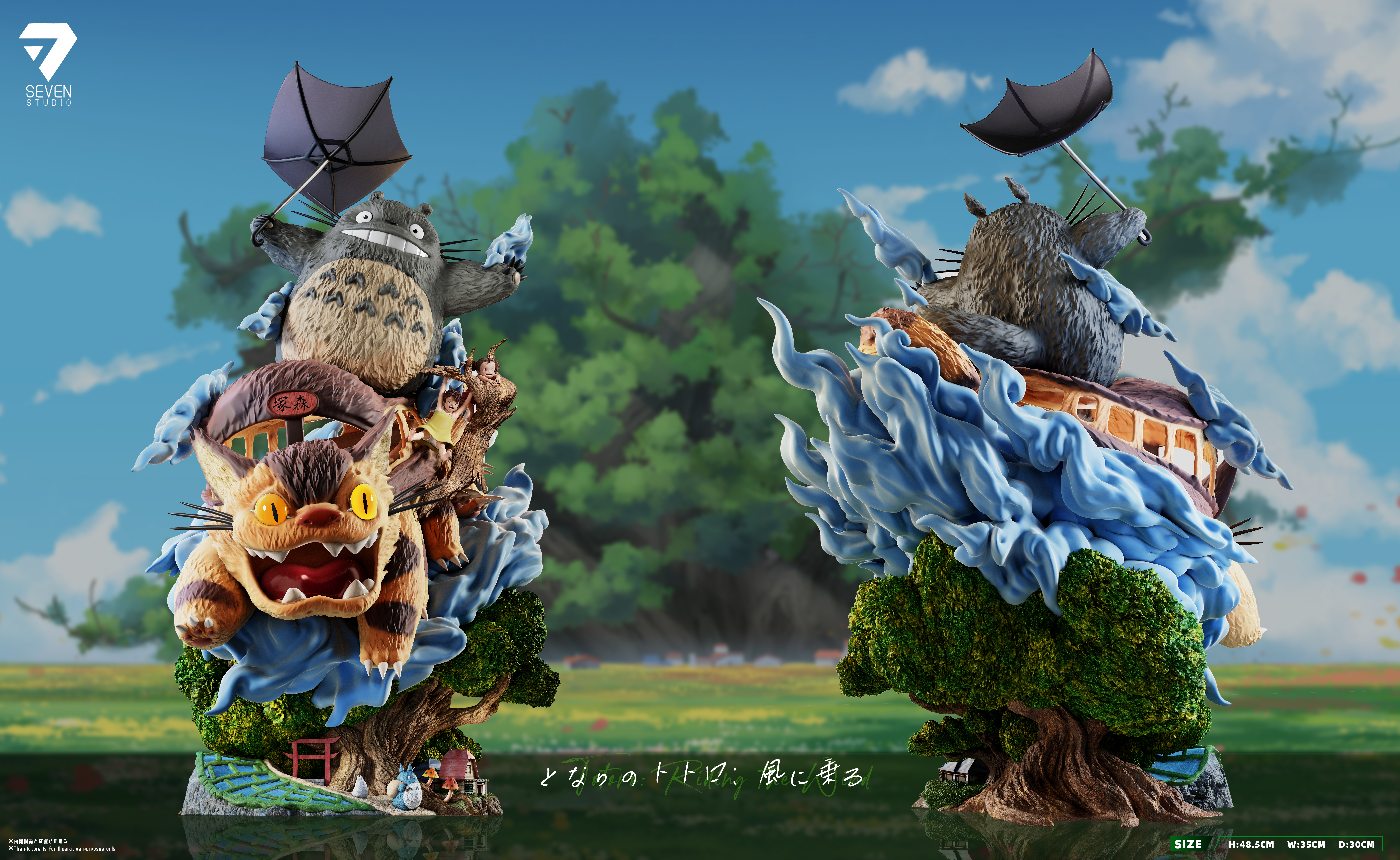 【Pre-sale】Totoro Catbus-My Neighbor Totoro-Seven Studio