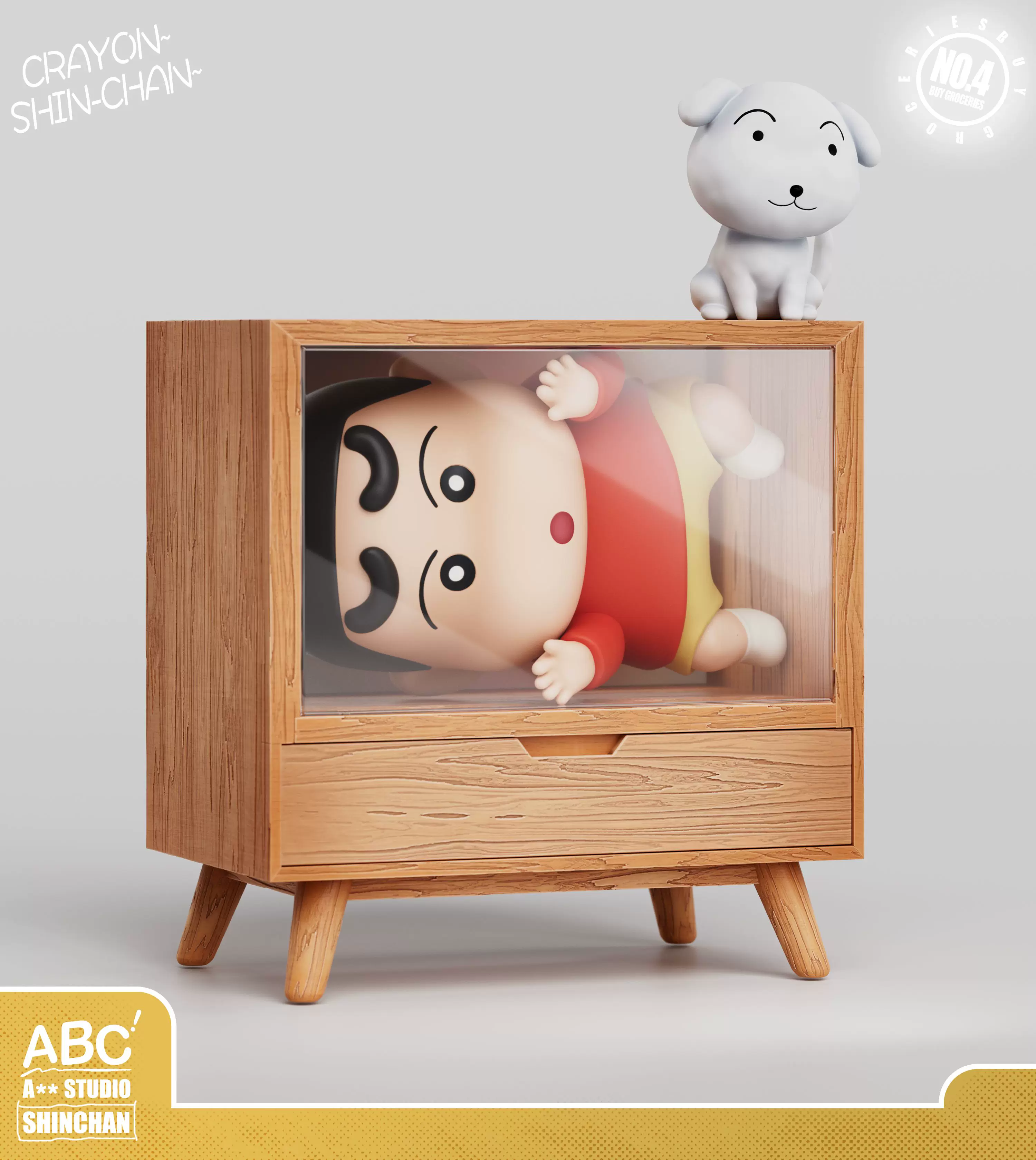 【Pre-sale】004 野原 しんのすけ in Cabinet-Crayon Shin-chan-ABC Studio