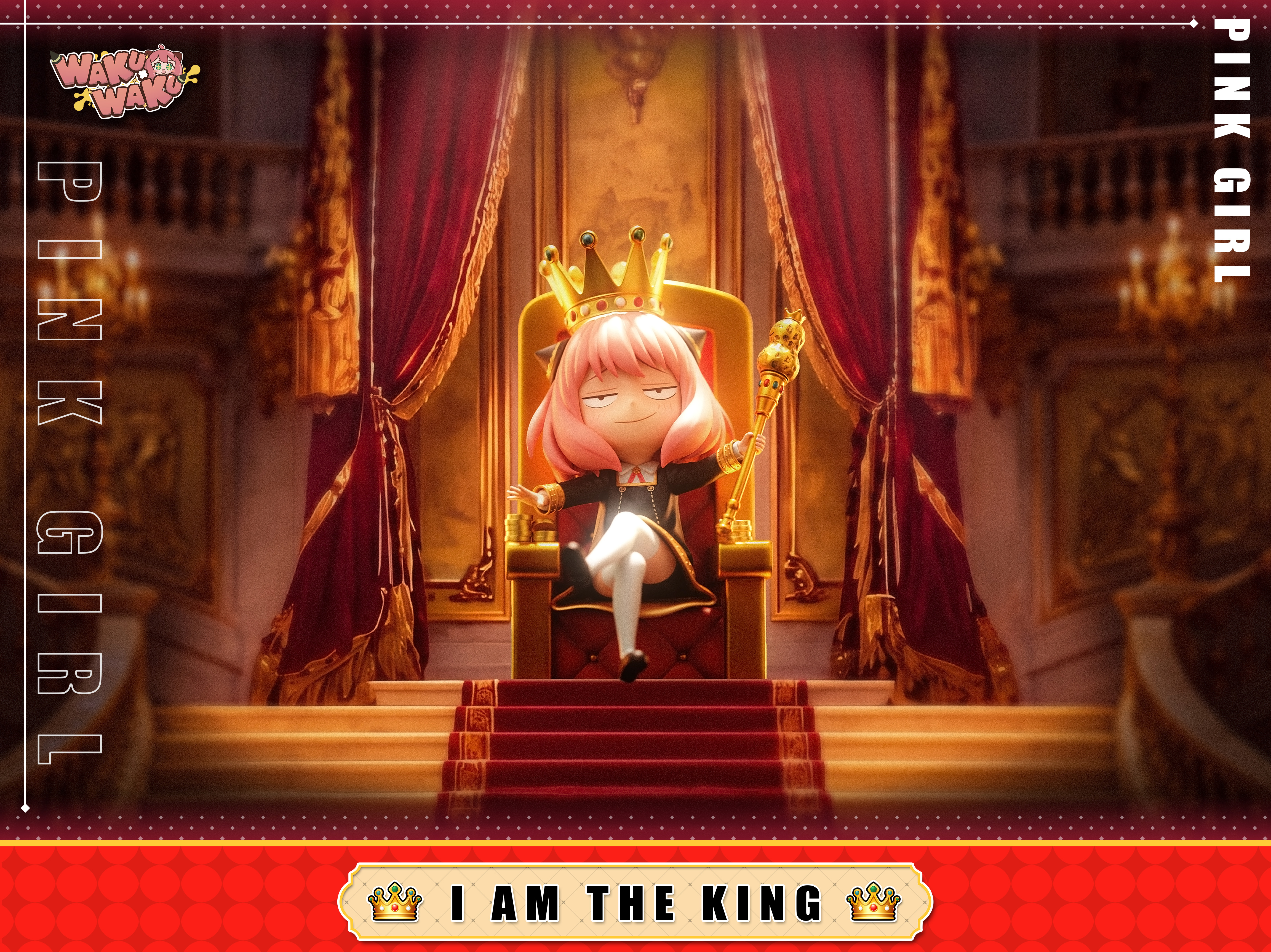 【Pre-sale】1/2 and 1/6 Scale King Anya-SPY X FAMILY-WAKUWAKU Studio