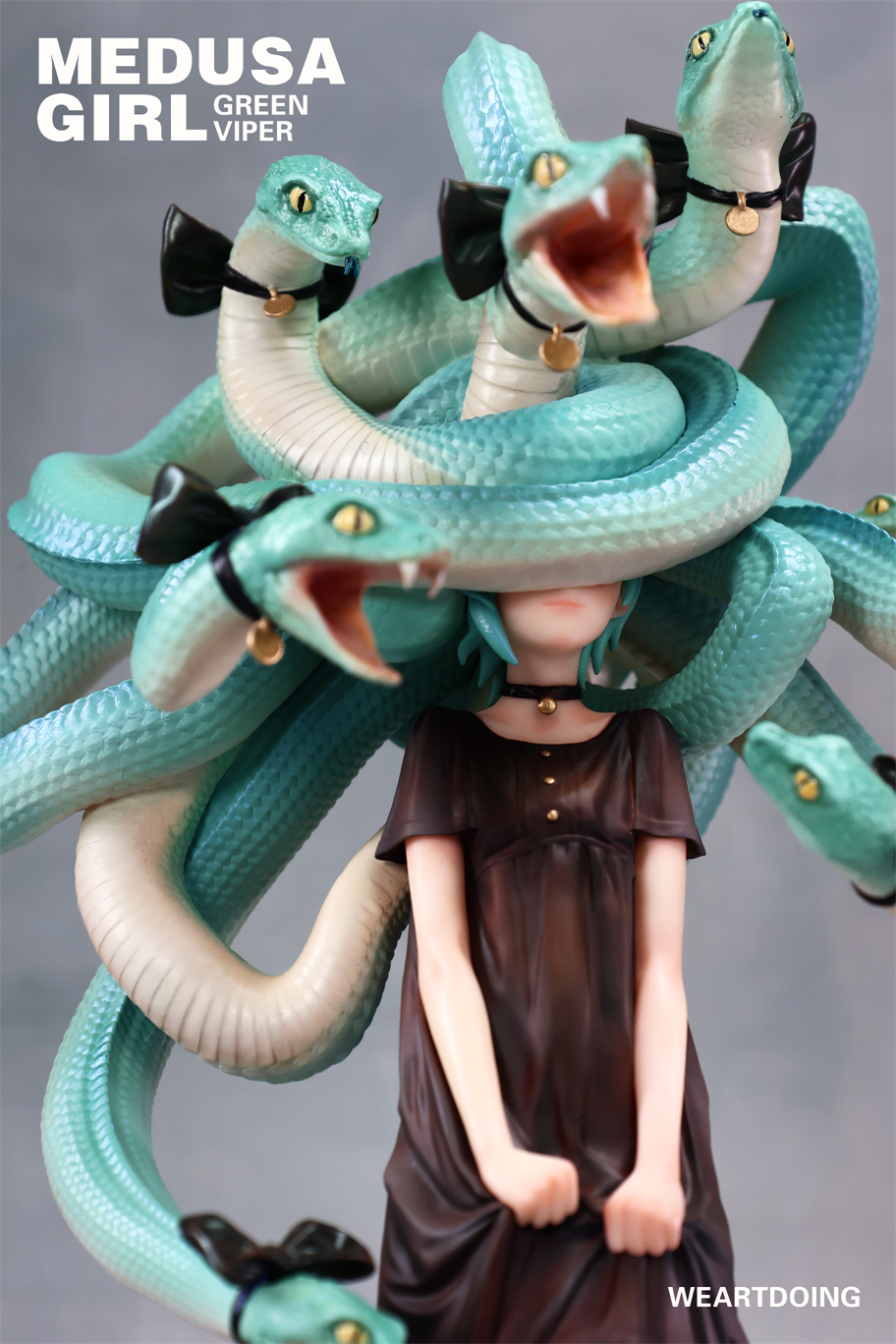 【Pre-sale】Medusa Girl-Green Viper and Crimson Viper-WeArtDoing Studio