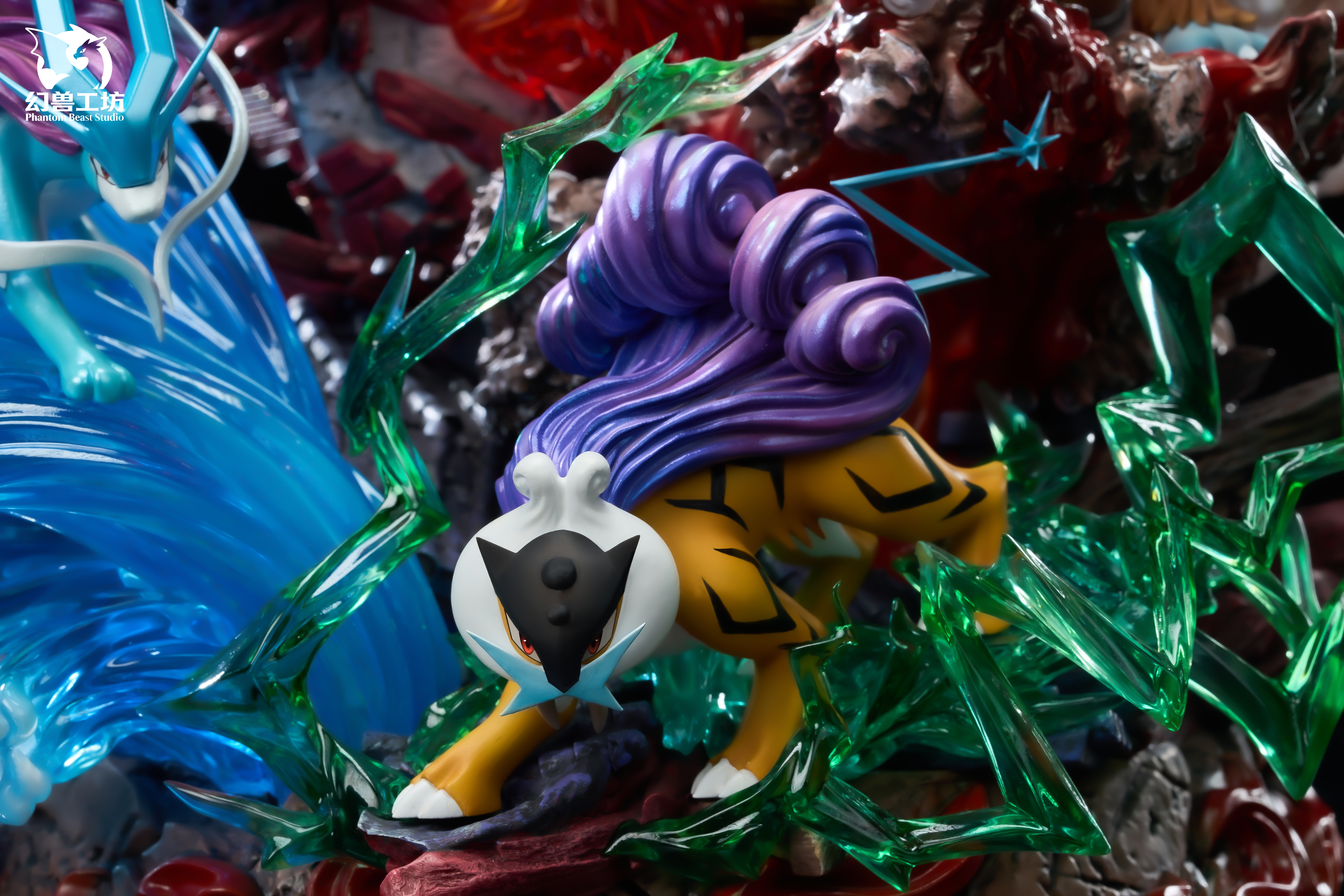 【Pre-sale】Ho-Oh and Legendary beasts with LED-Phantom Beast Studio