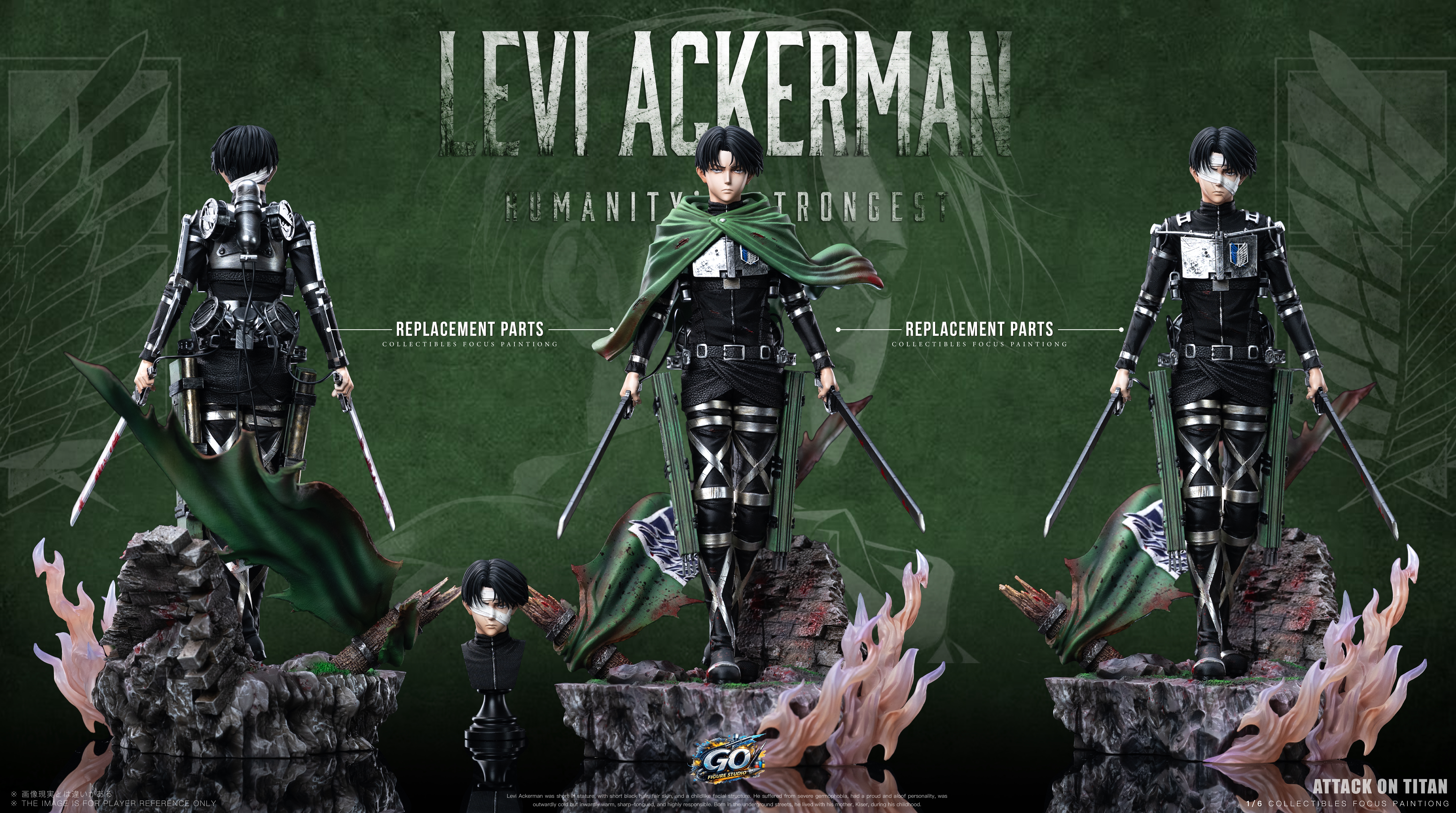 【Pre-sale】Levi-Attack on Titan-GO FIGURE Studio