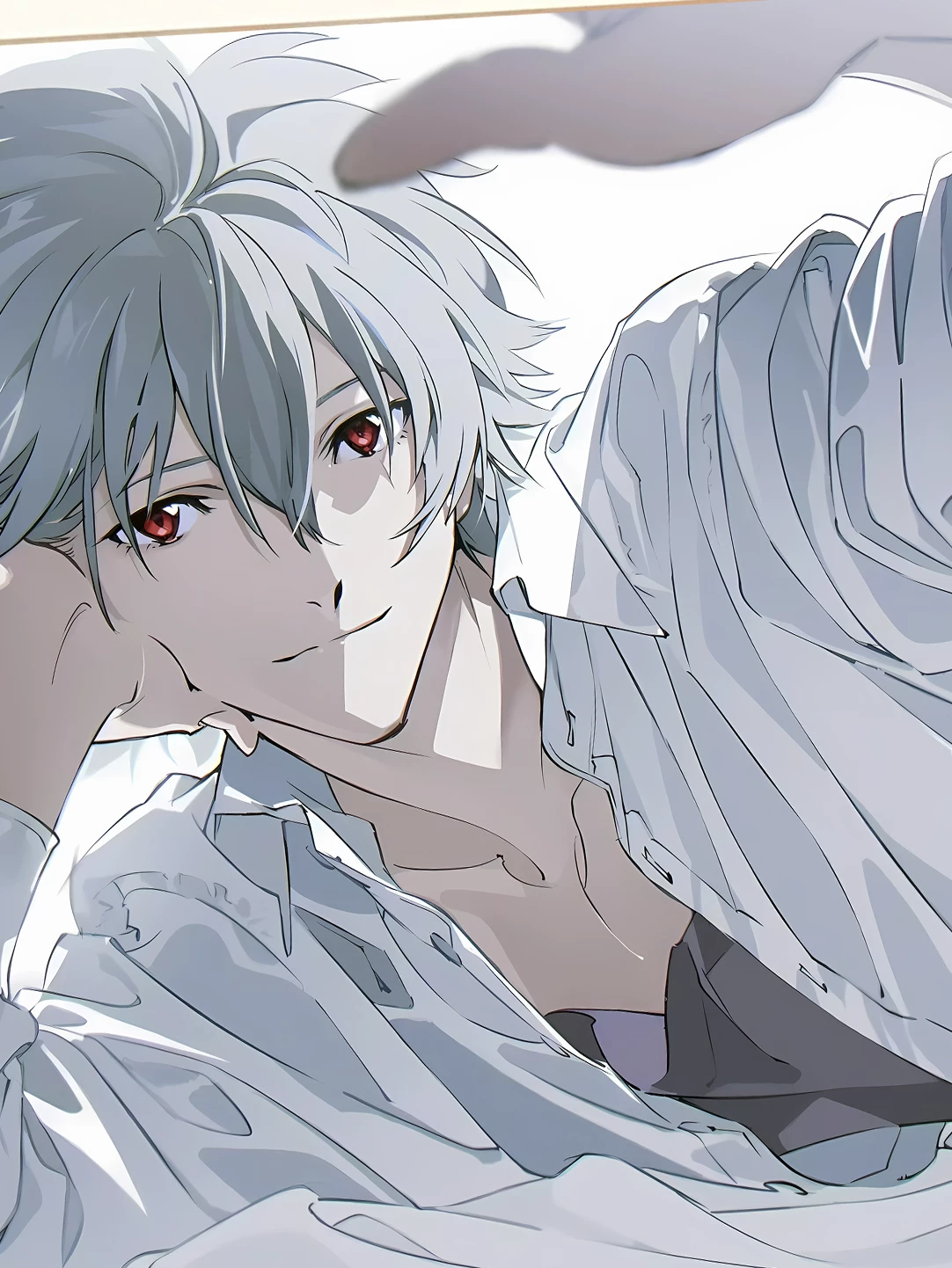 【Pre-sale】Decorative Painting of Lying Kaworu Nagisa-EVA-XingKong Studio