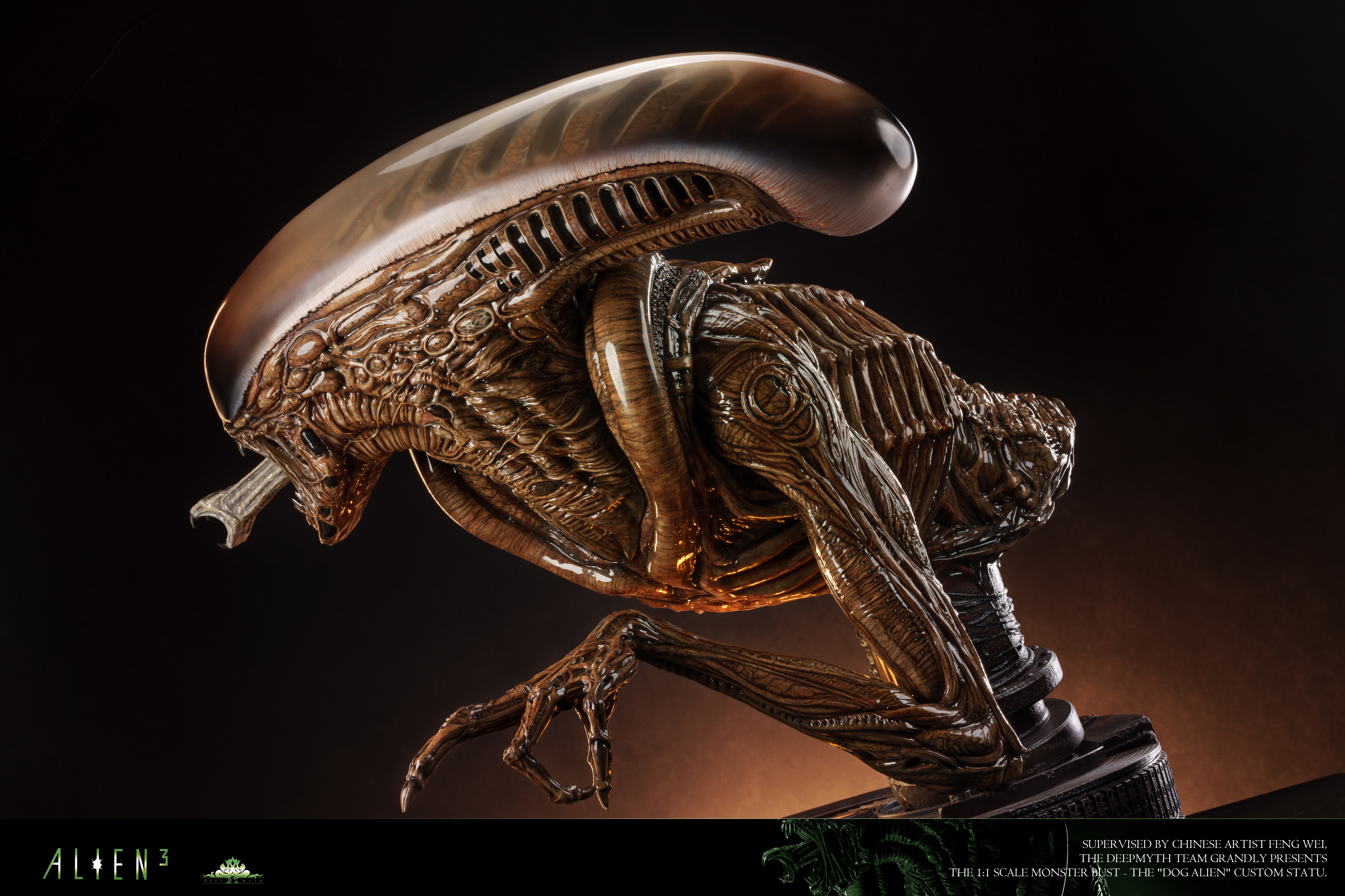 【Pre-sale】1/1 Scale Bust of Dog Alien-Deepmyth Studio