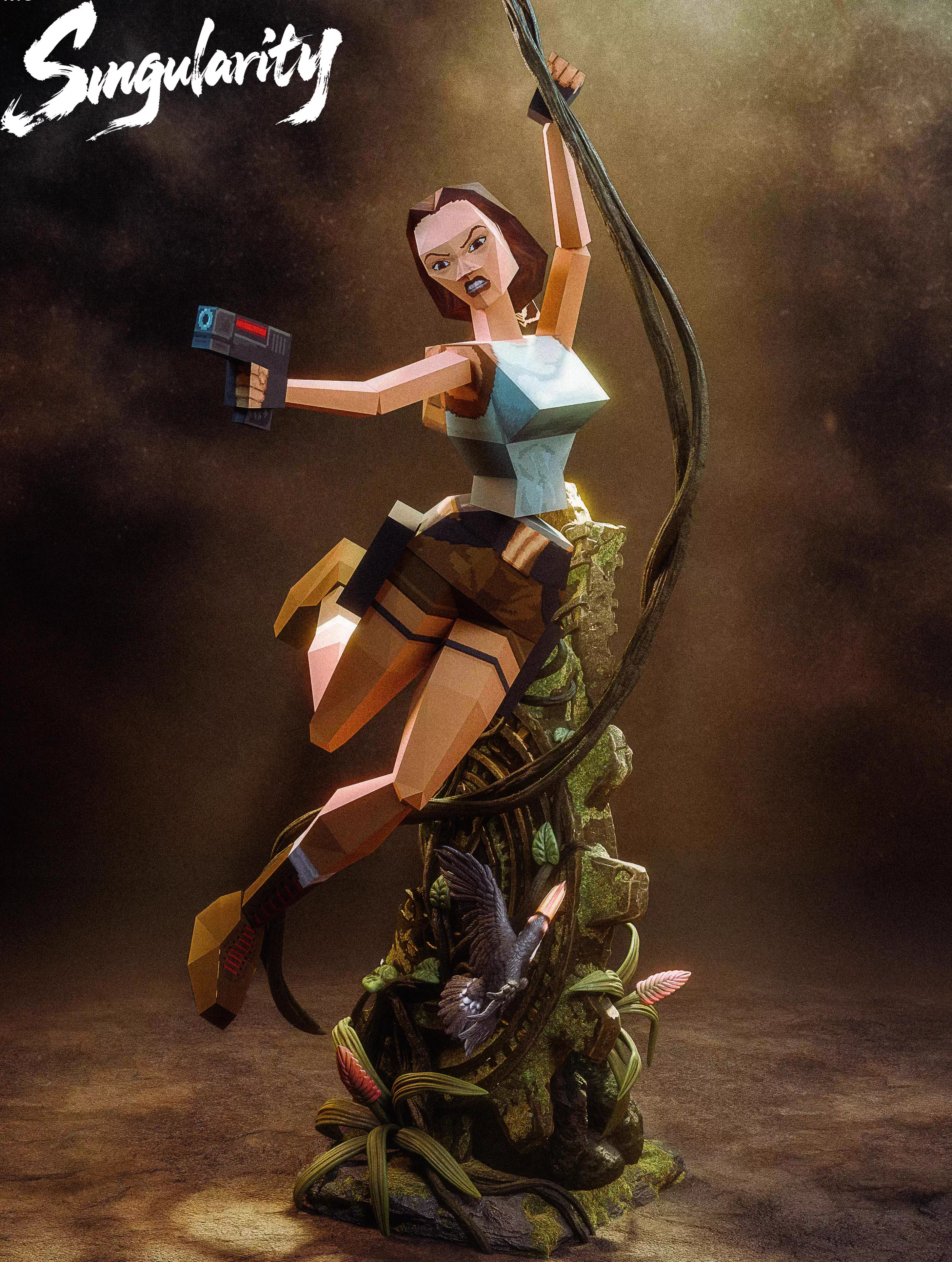 【Pre-sale】1/6 and 1/4 Scale Lara Croft-Singularity Studio