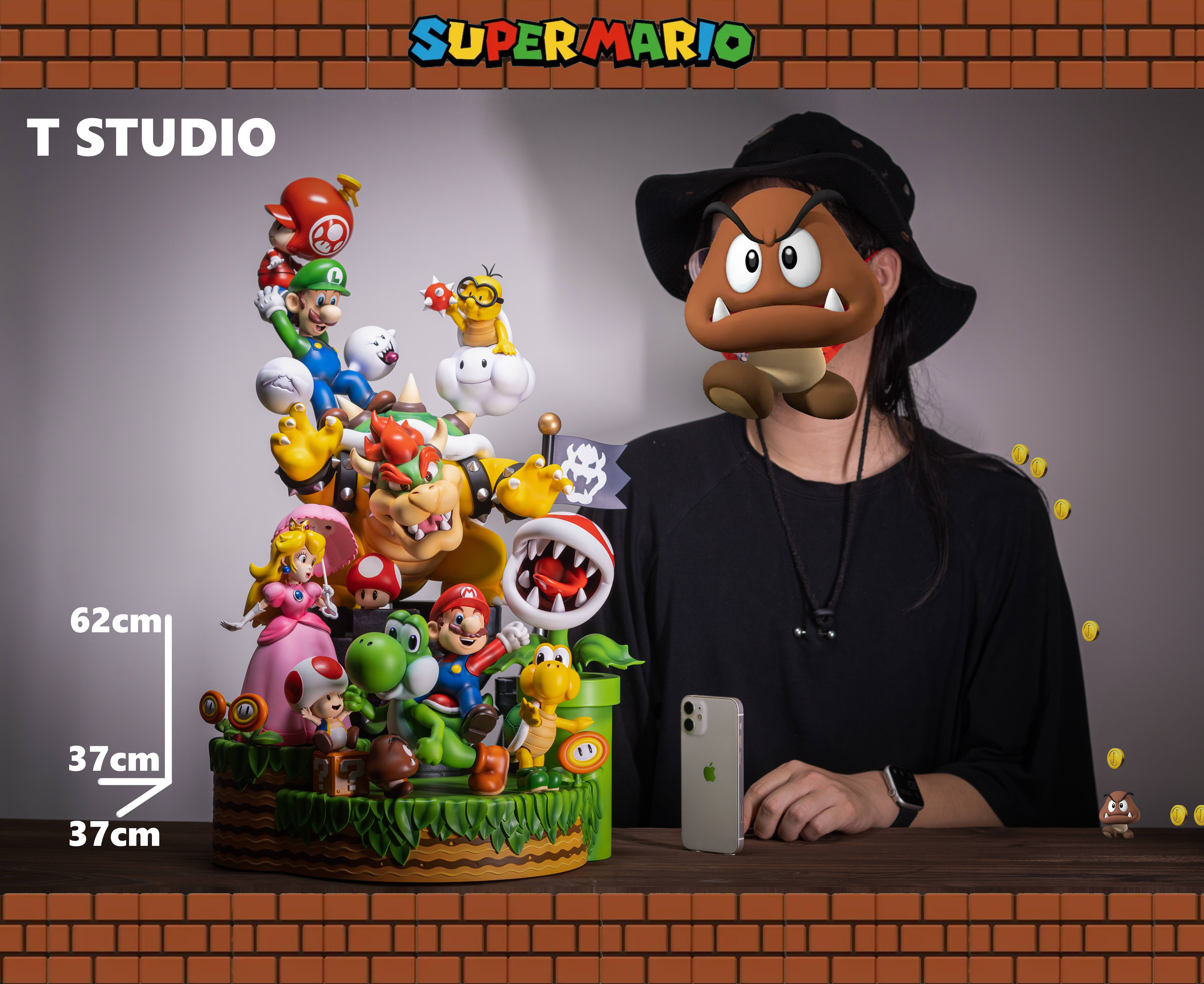 【Pre-sale】Galaxy Mario Family-T Studio