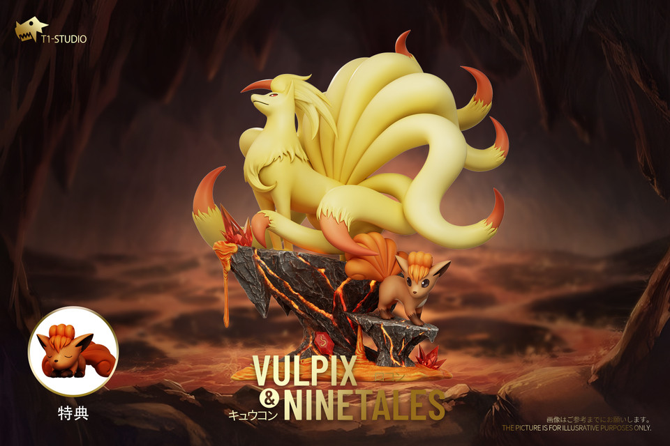 【Pre-sale】1/20 Scale Vulpix and Ninetales-Pokemon-T1 Studio
