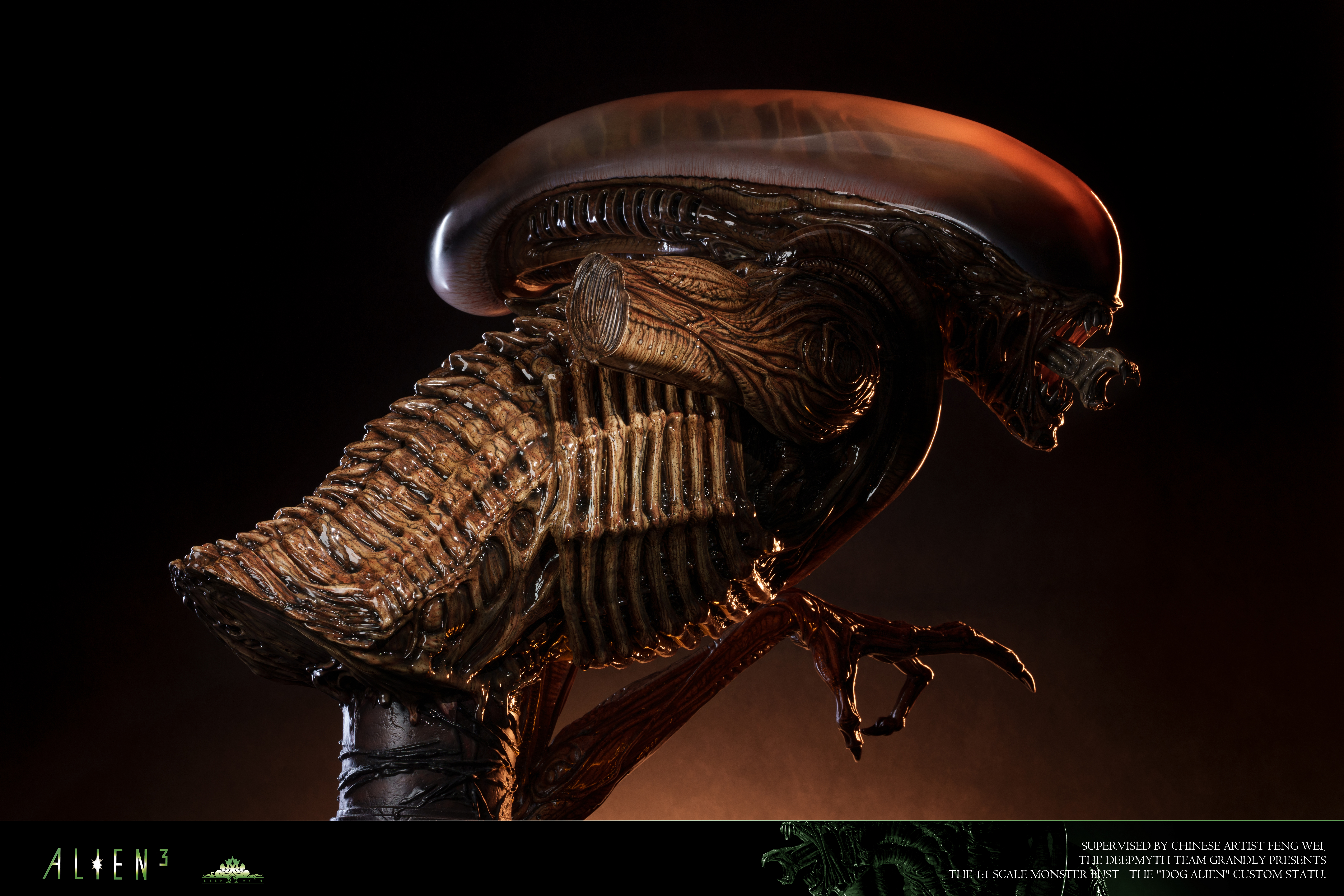 【Pre-sale】1/1 Scale Bust of Dog Alien-Deepmyth Studio