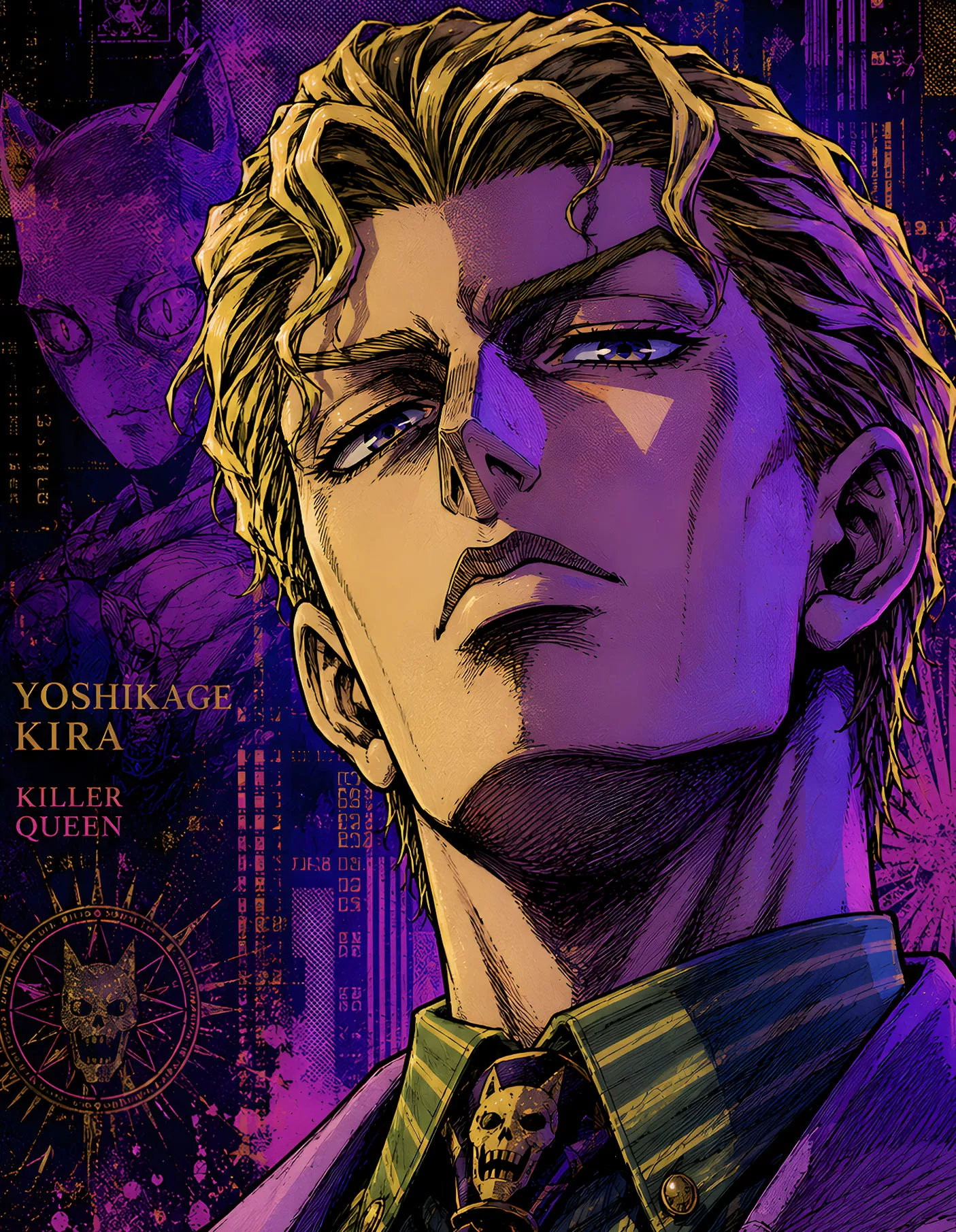 【Pre-sale】Decorative Painting of Kira Yoshikage-JoJo's Bizarre Adventure-H2 Studio