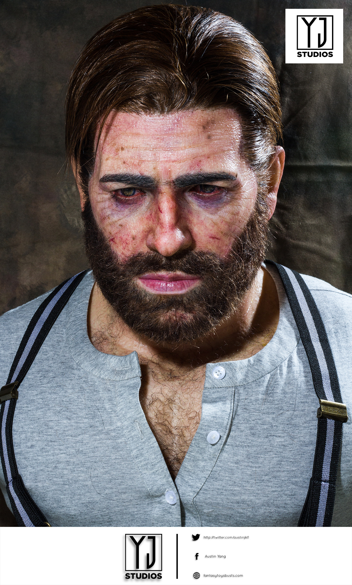 【Pre-sale】1/1 Scale Bust of Morgan Sick version-YJ Studio