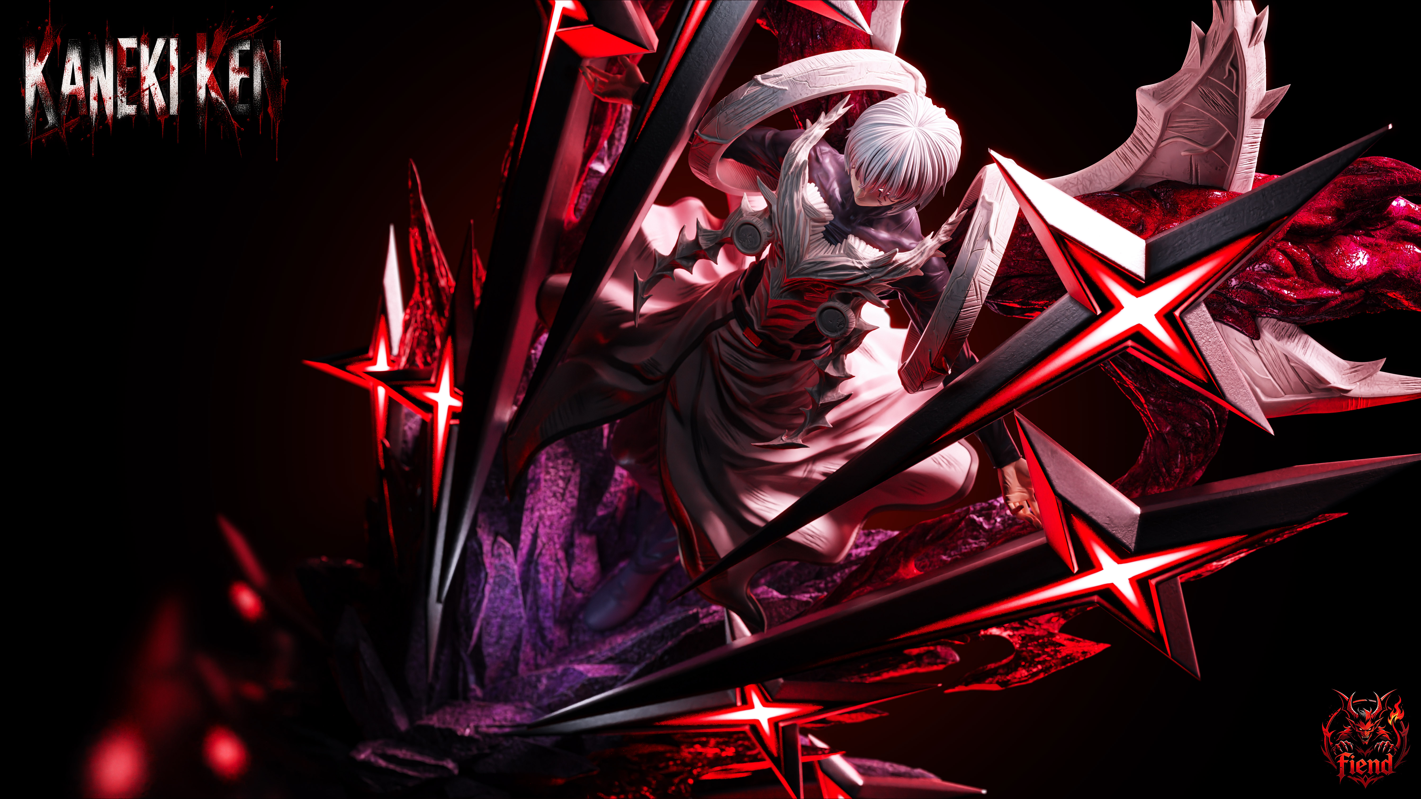 【Pre-sale】1/6 Scale Ken Kaneki-Tokyo Ghoul‌-Fiend Studio