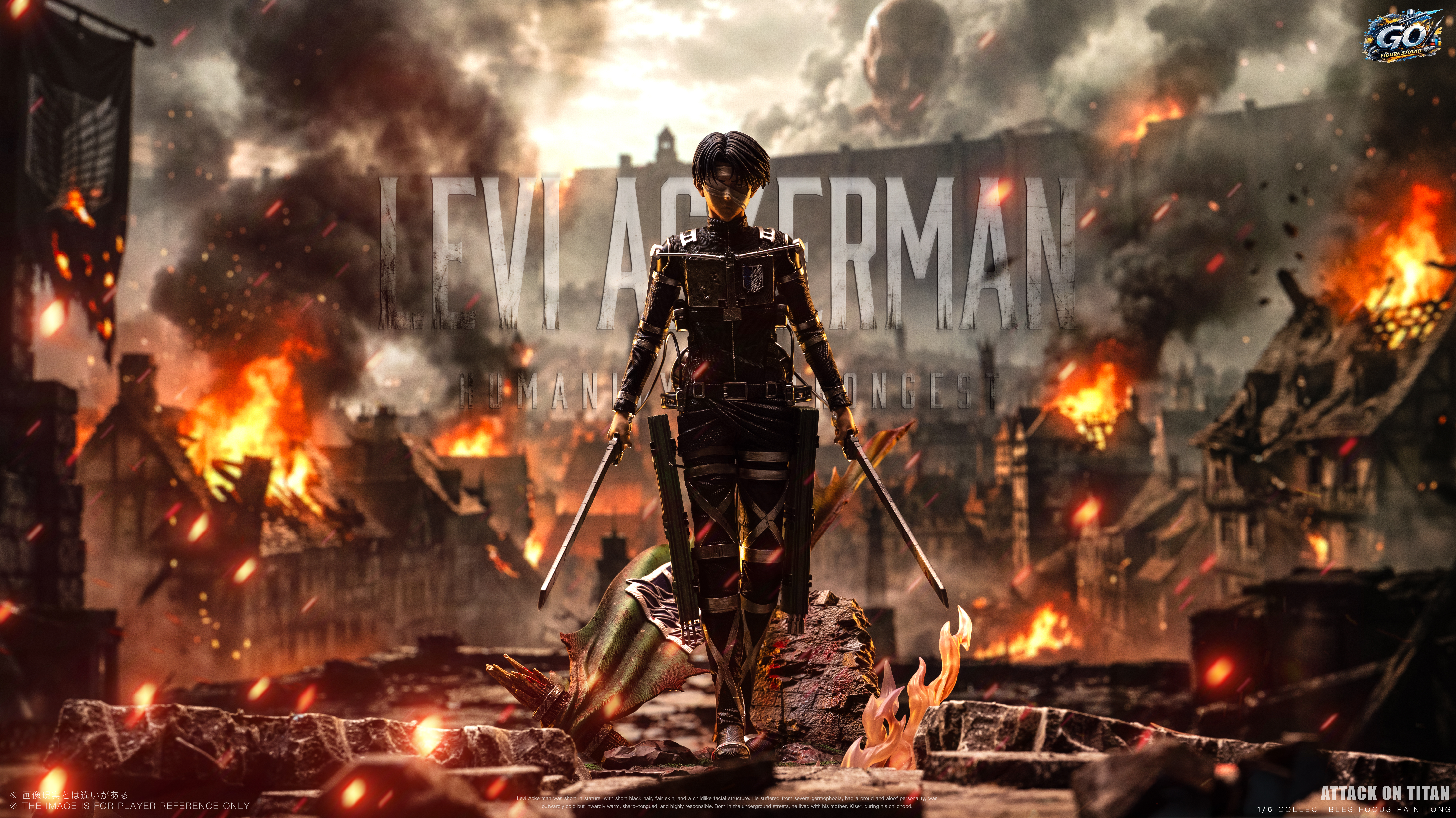 【Pre-sale】Levi-Attack on Titan-GO FIGURE Studio