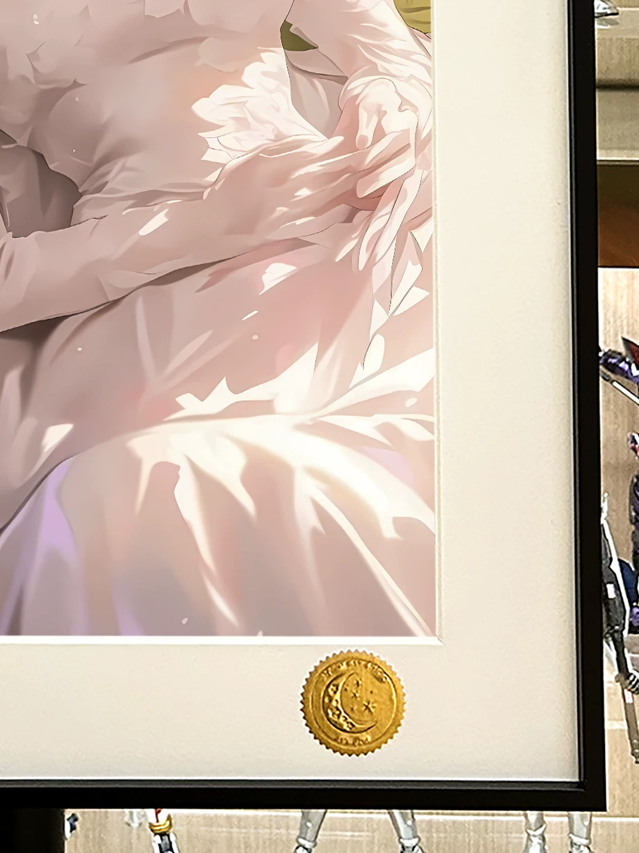 【Pre-sale】Decorative Painting of Wedding of Iguro Obanai and Kanroji Mitsuri-Demon Slayer-XingKong Studio