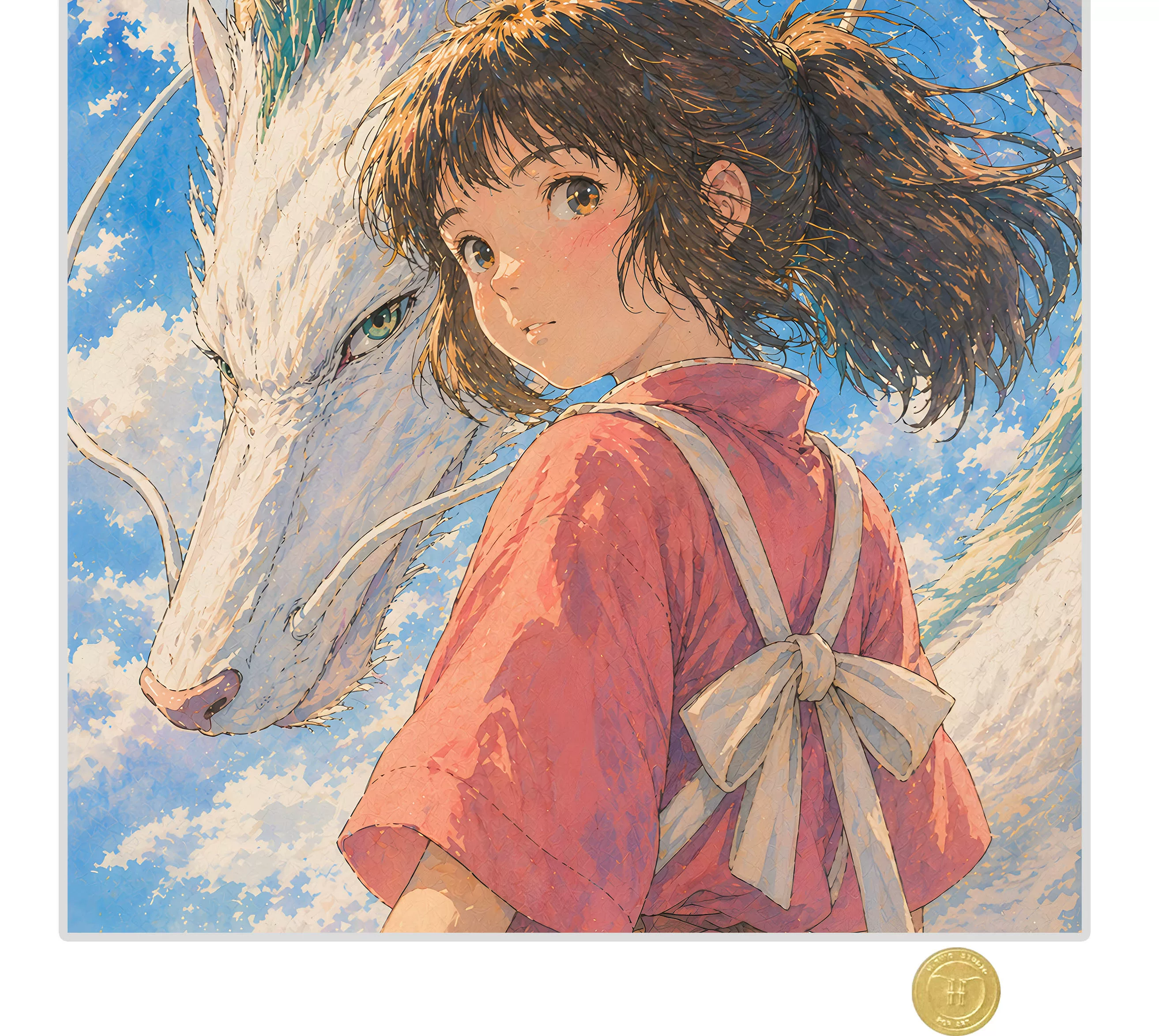 【Pre-sale】Decorative Painting of Ogino Chihiro and Nigihayami Kohakunushi-H2 Studio