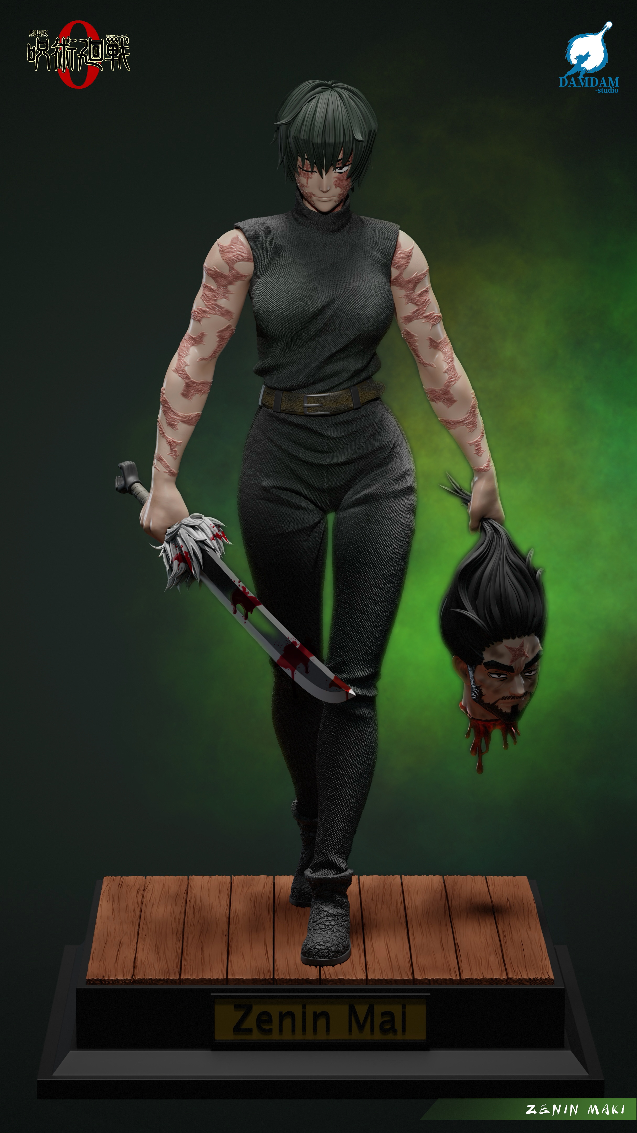 【Pre-sale】1/6 and 1/4 Scale Zenin Maki-Jujutsu Kaisen-DAMDAM Studio