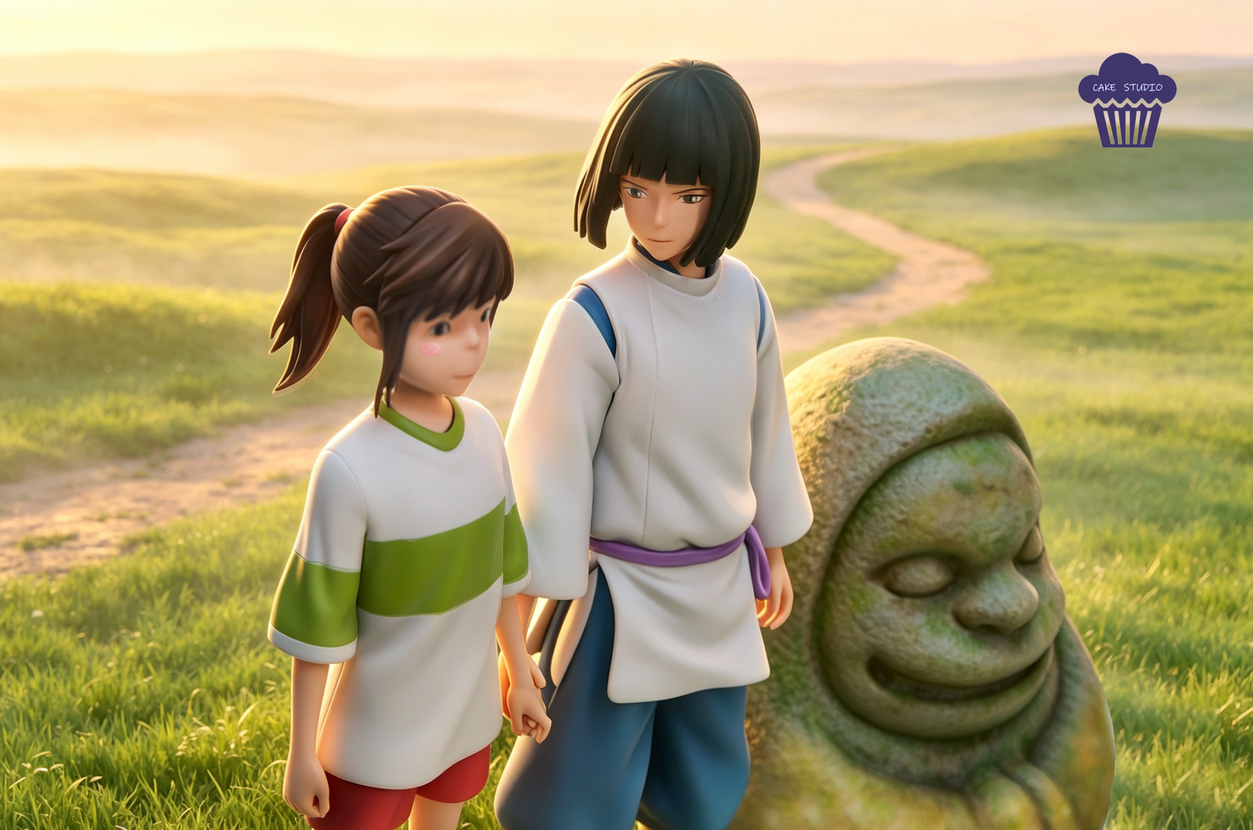【Pre-sale】002 Chihiro and Haku-Spirited Away-Cake Studio