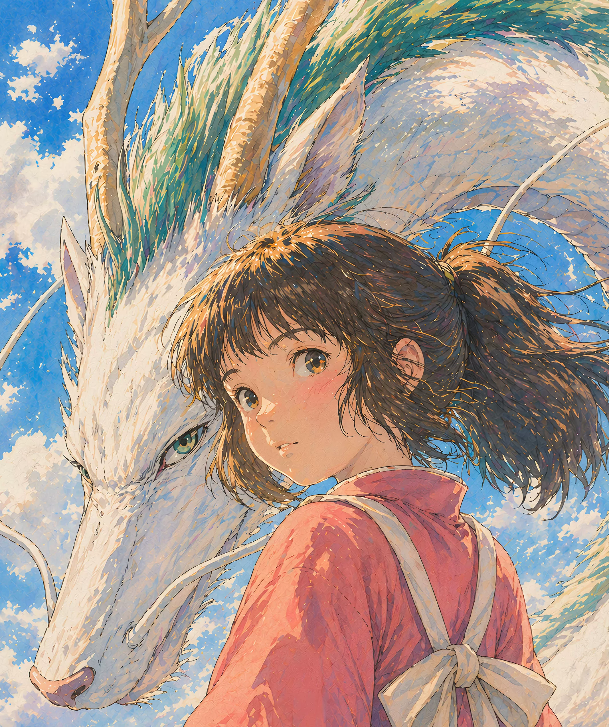 【Pre-sale】Decorative Painting of Ogino Chihiro and Nigihayami Kohakunushi-H2 Studio