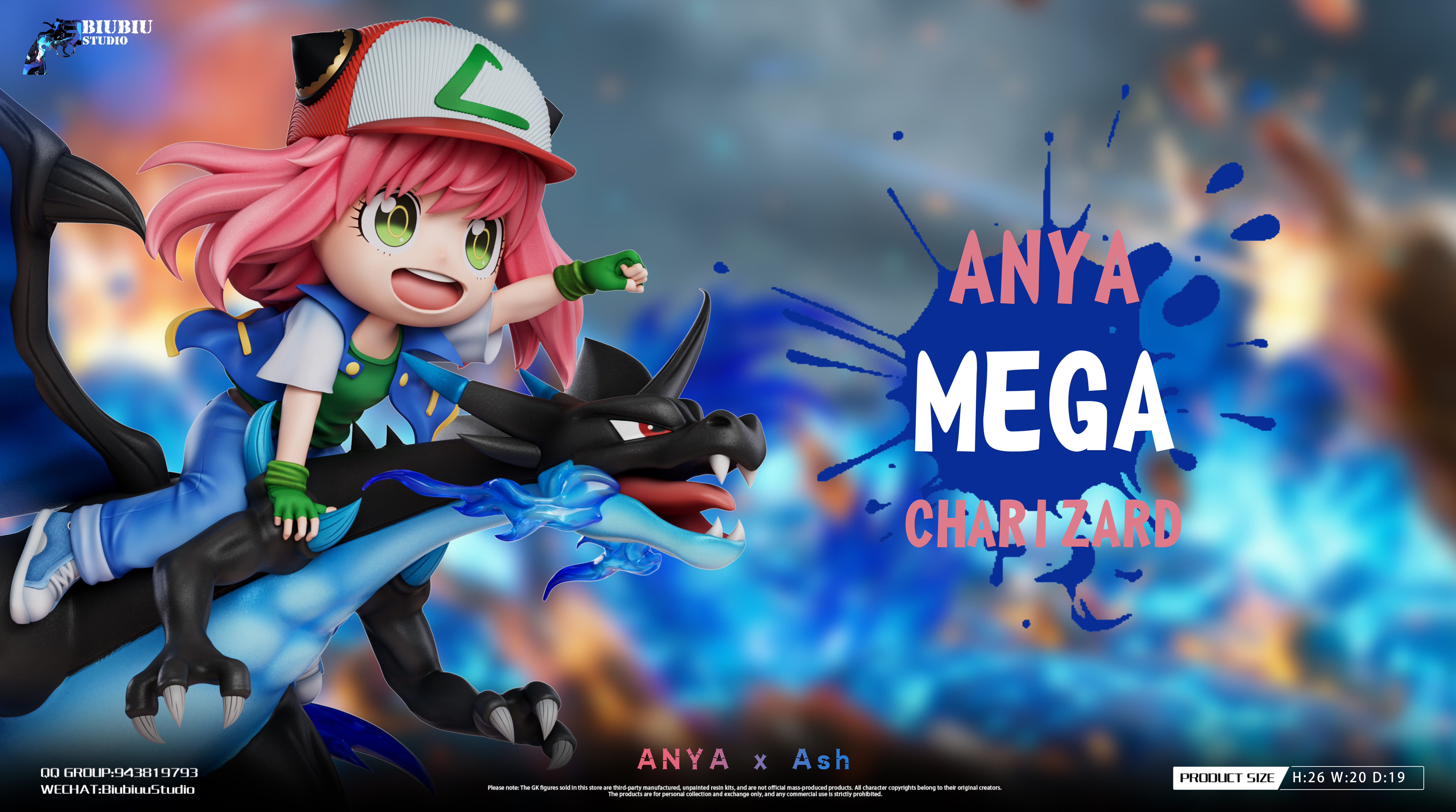 【Pre-sale】1/6 Scale 001 Anya Charizard-Biubiu Studio