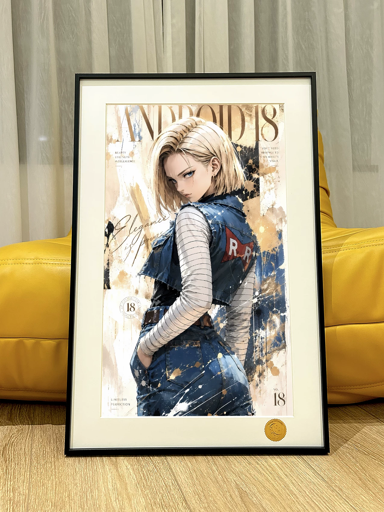 【Pre-sale】Decorative Painting of Android 18-Dragon Ball-XingKong Studio