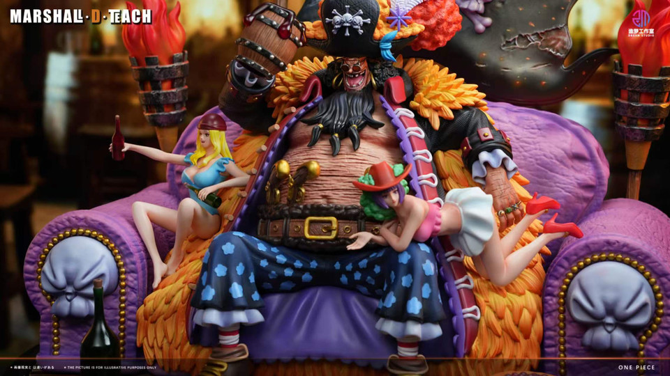 【Pre-sale】1/8 Scale Blackbeard Marshall D Teach-One Piece-DREAM Studio