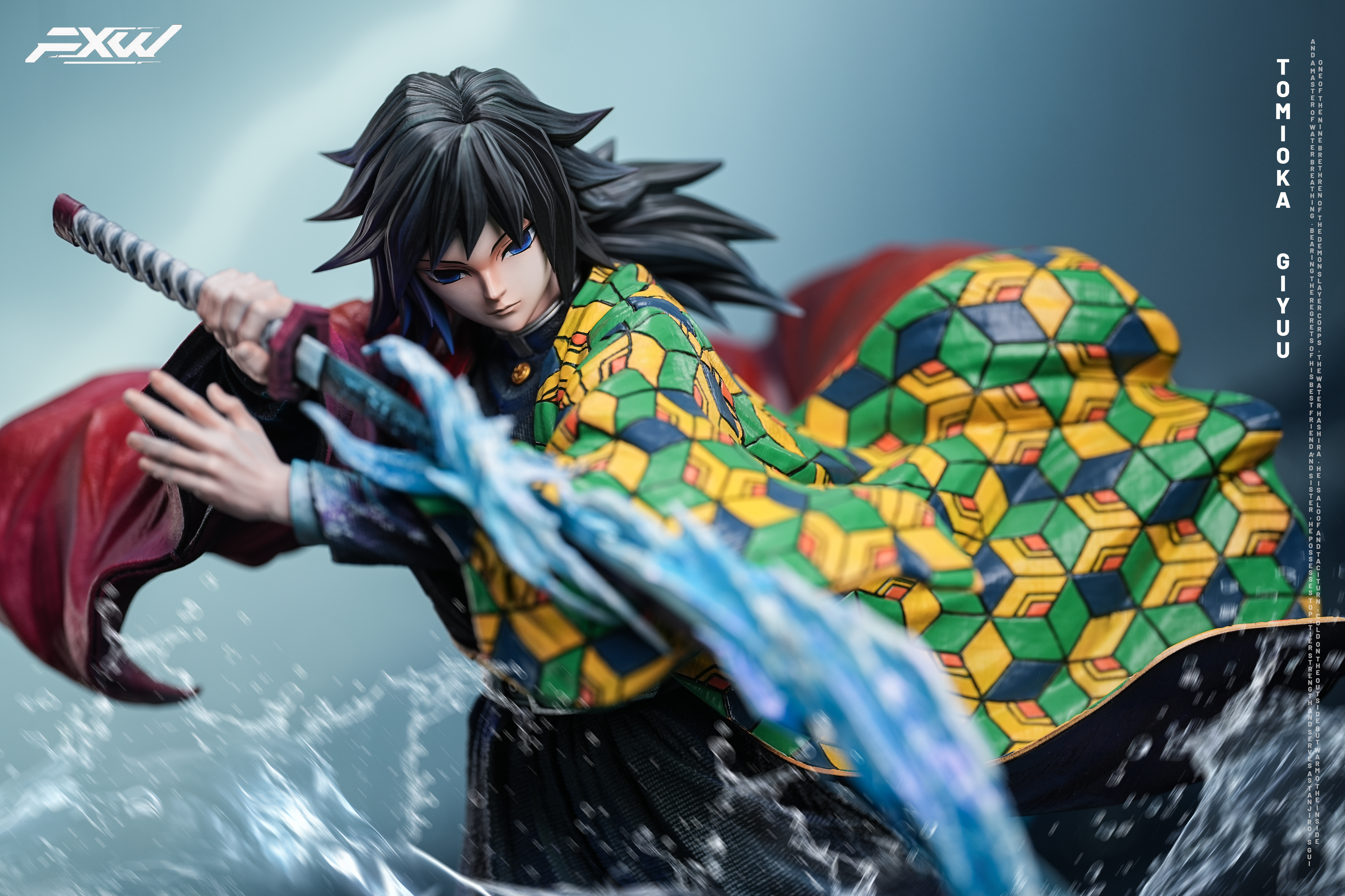 【Pre-sale】1/6 Scale Tomioka Giyuu with LED-FXW Studio