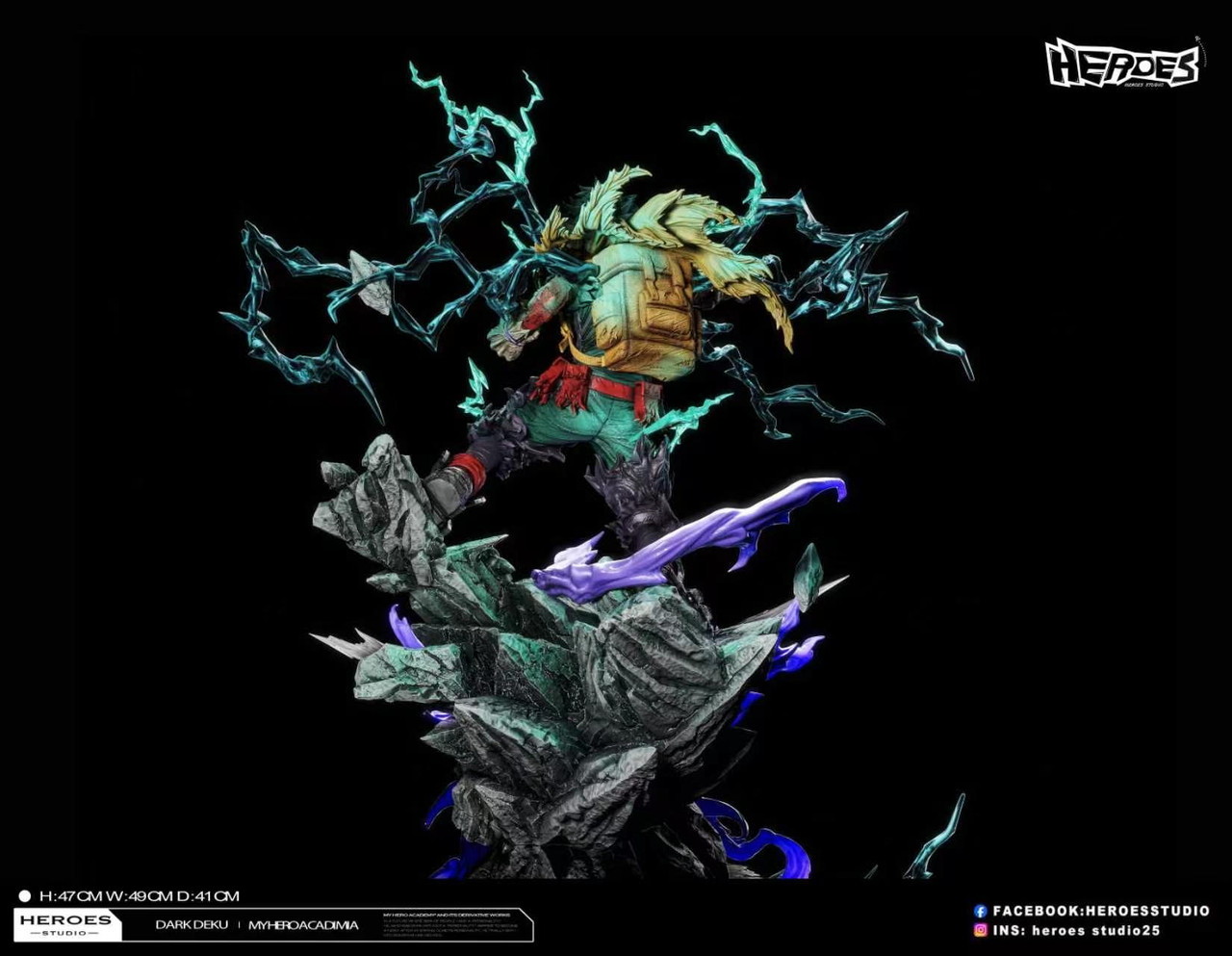 【Pre-sale】1/6 Scale Dark Deku 2.0-My Hero Academia-Heroes Studio