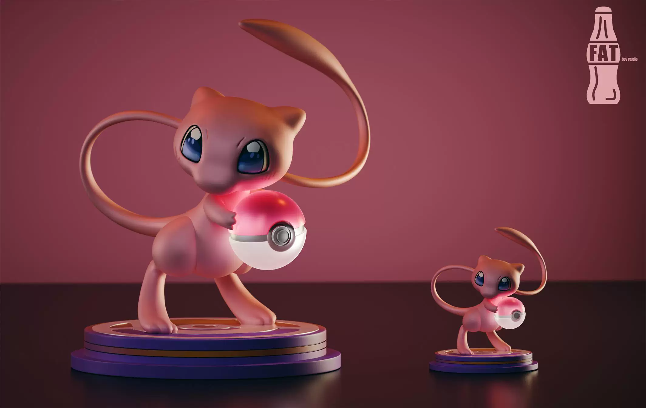 【Pre-sale】1/3 Scale Mew Poké Ball-FAT BOY Studio