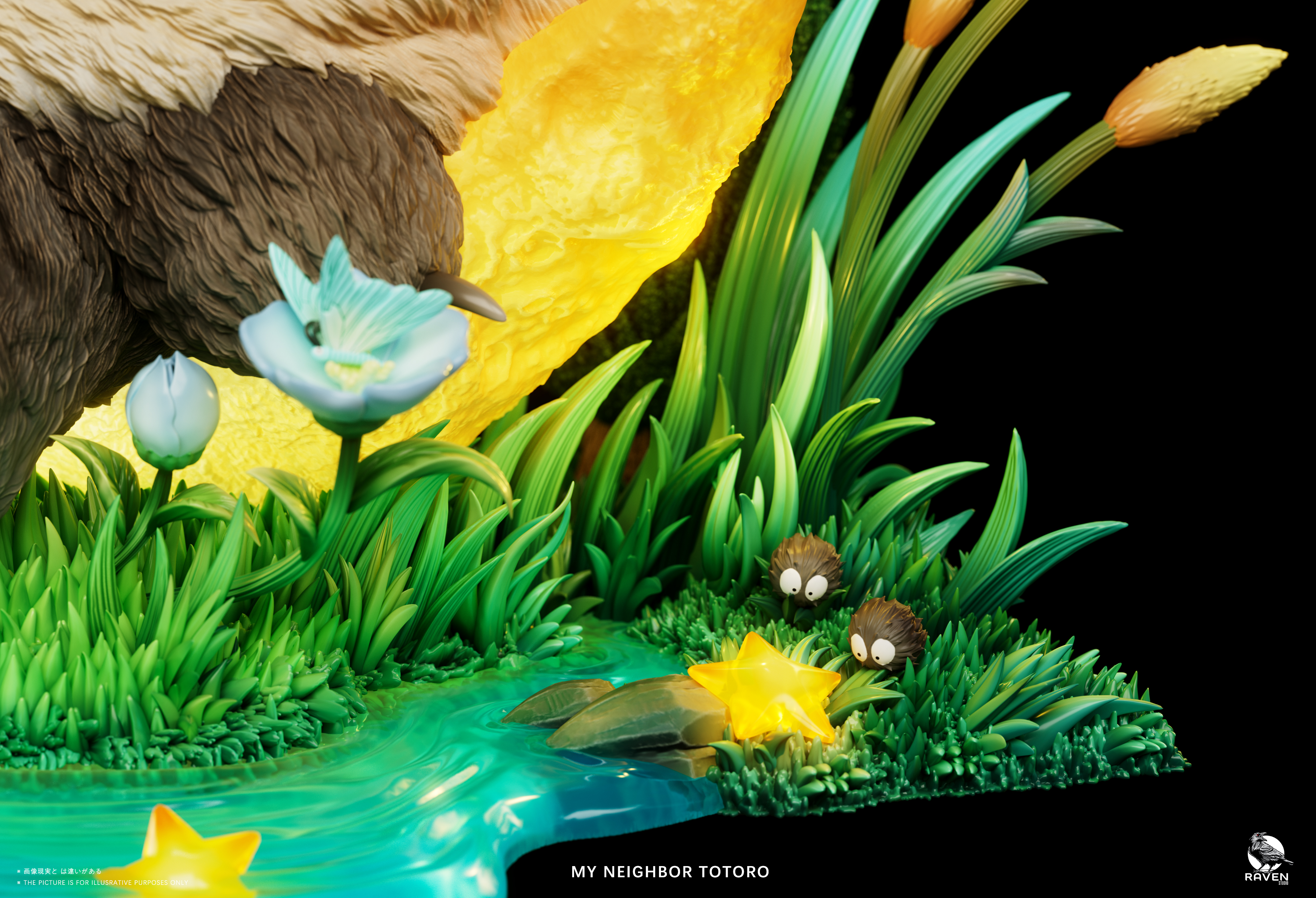 【Pre-sale】Totoro Under Starry Sky-My Neighbor Totoro-Raven Studio