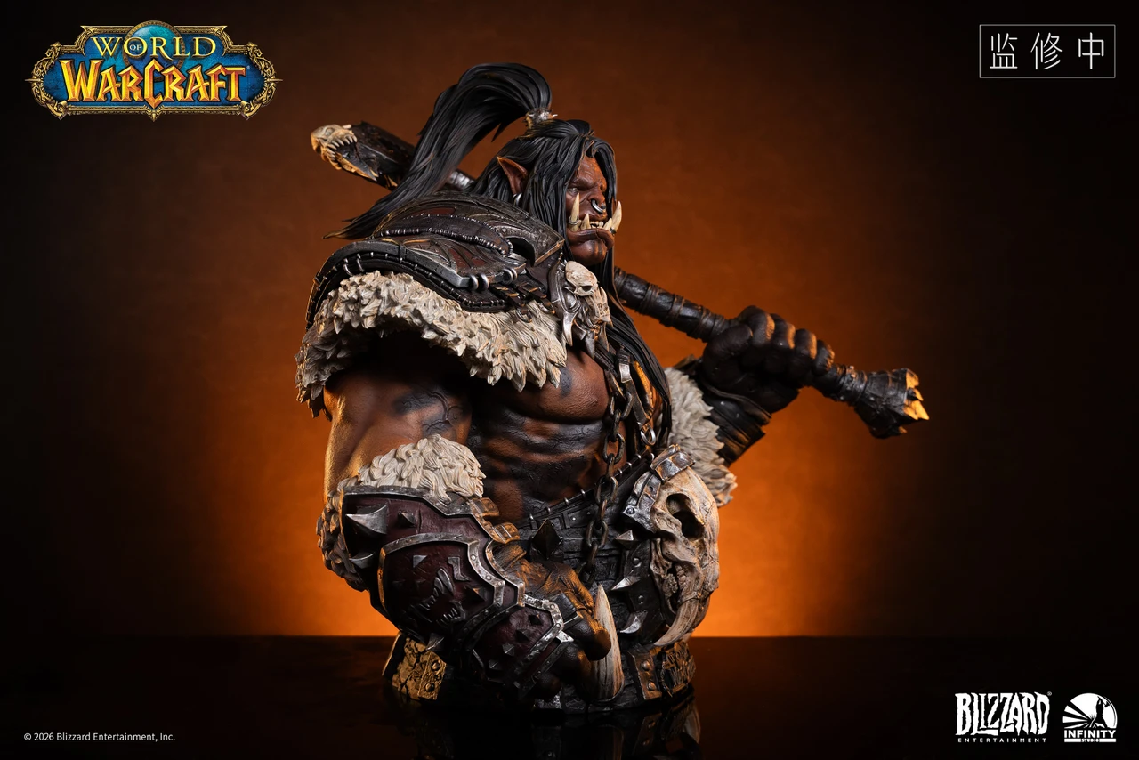 【Pre-sale】1/3 Scale Bust of Grommash Hellscream Licensed-World of Warcraft-Infinity Studio