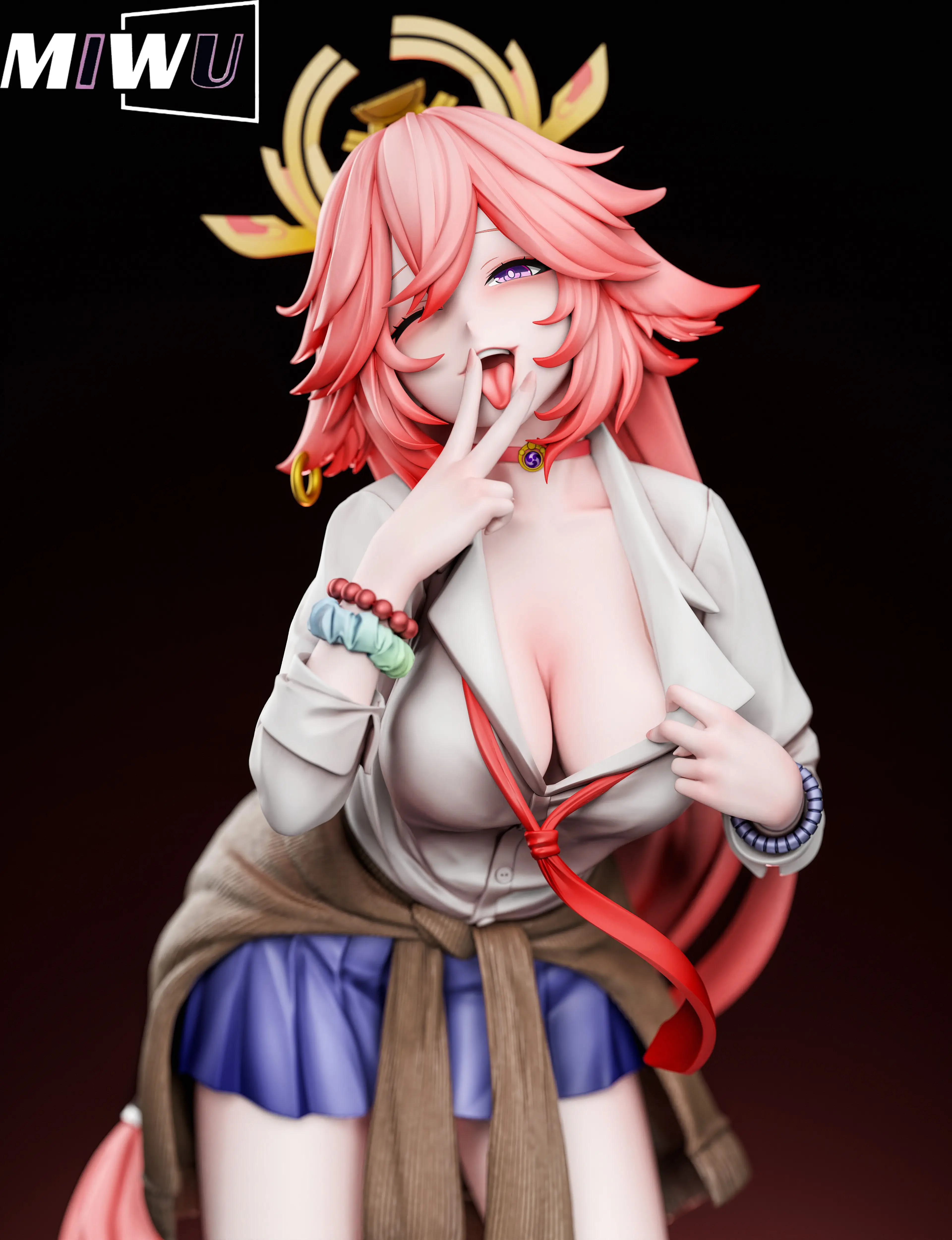 【Pre-sale】1/6 Scale Raiden Shogun and Yae Miko-Miwu Studio