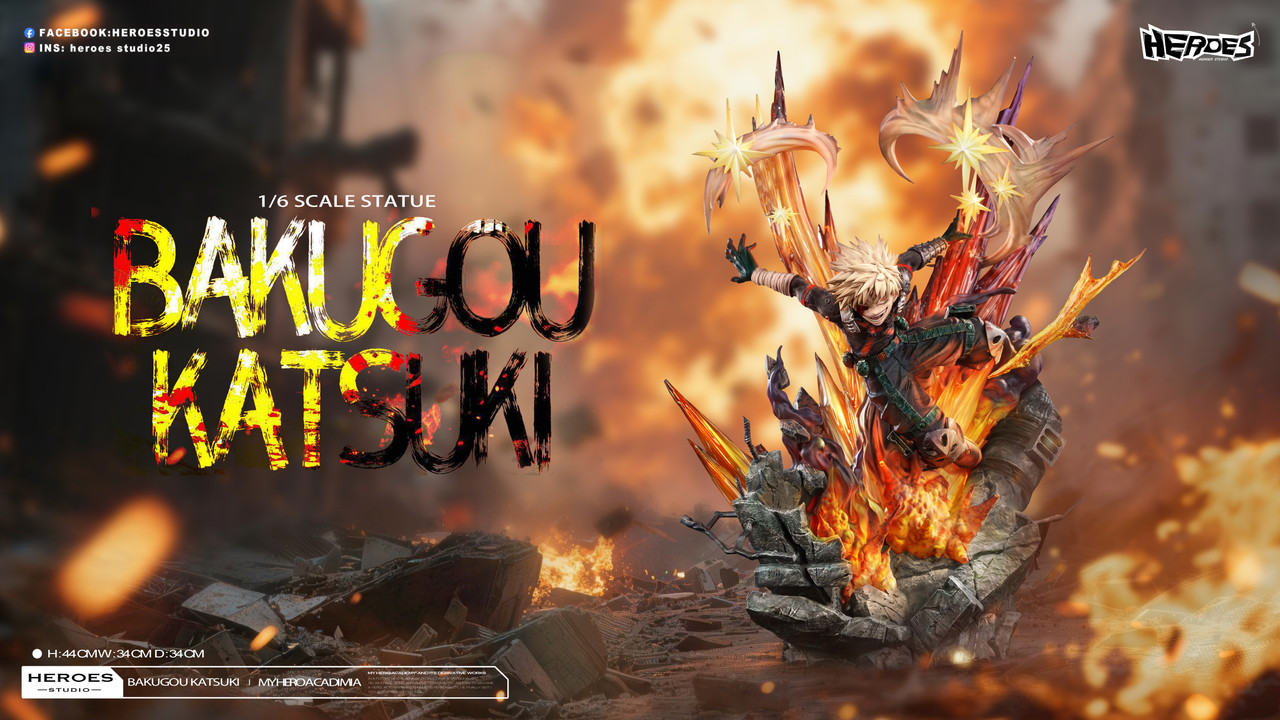 【Pre-sale】1/6 Scale Katsuki Bakugo-My Hero Academia-Heroes Studio