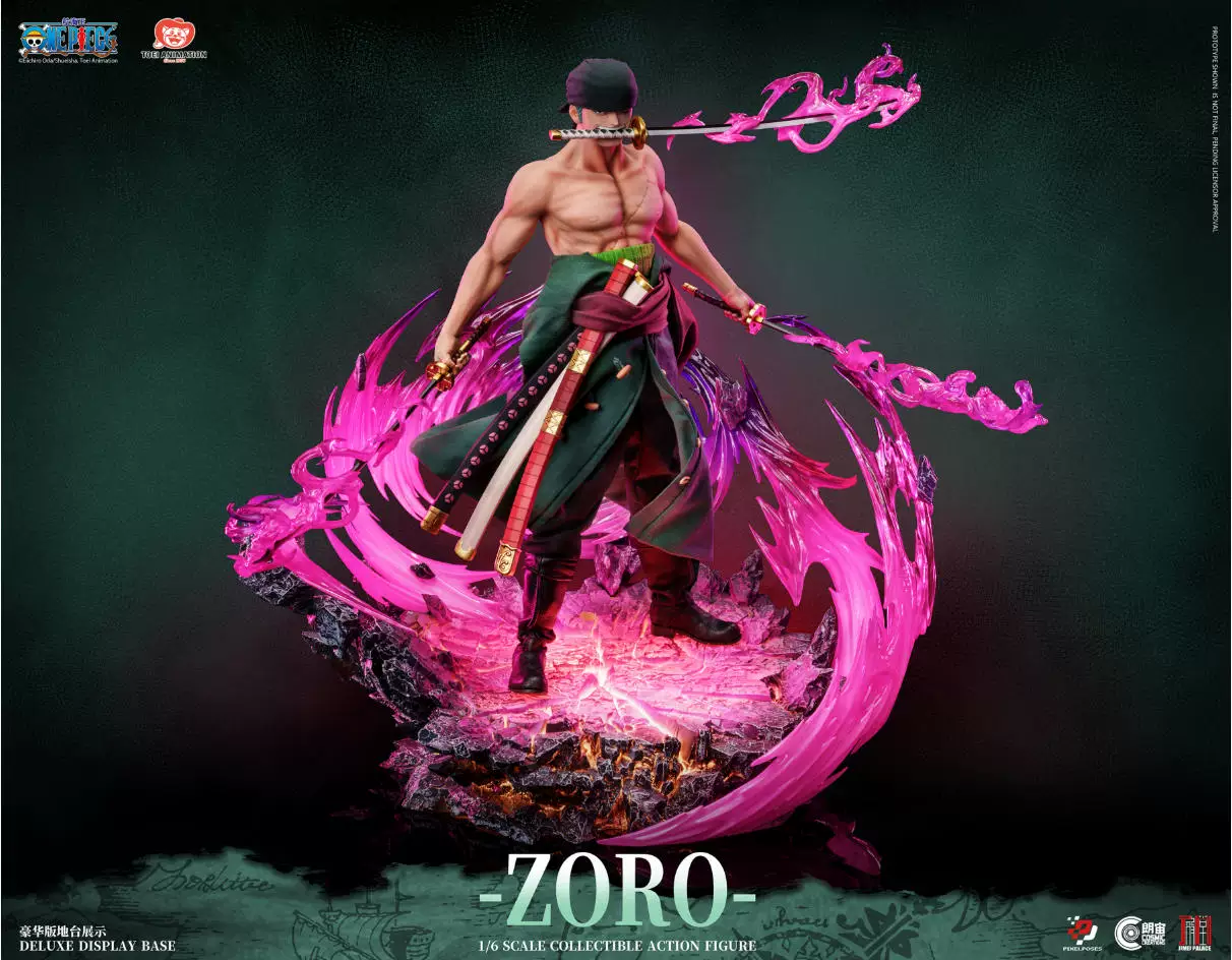 【Pre-sale】1/6 Scale Roronoa Zoro Action Figure Licensed-One Piece-JIMEI PALACE × Pixel Poses Studios