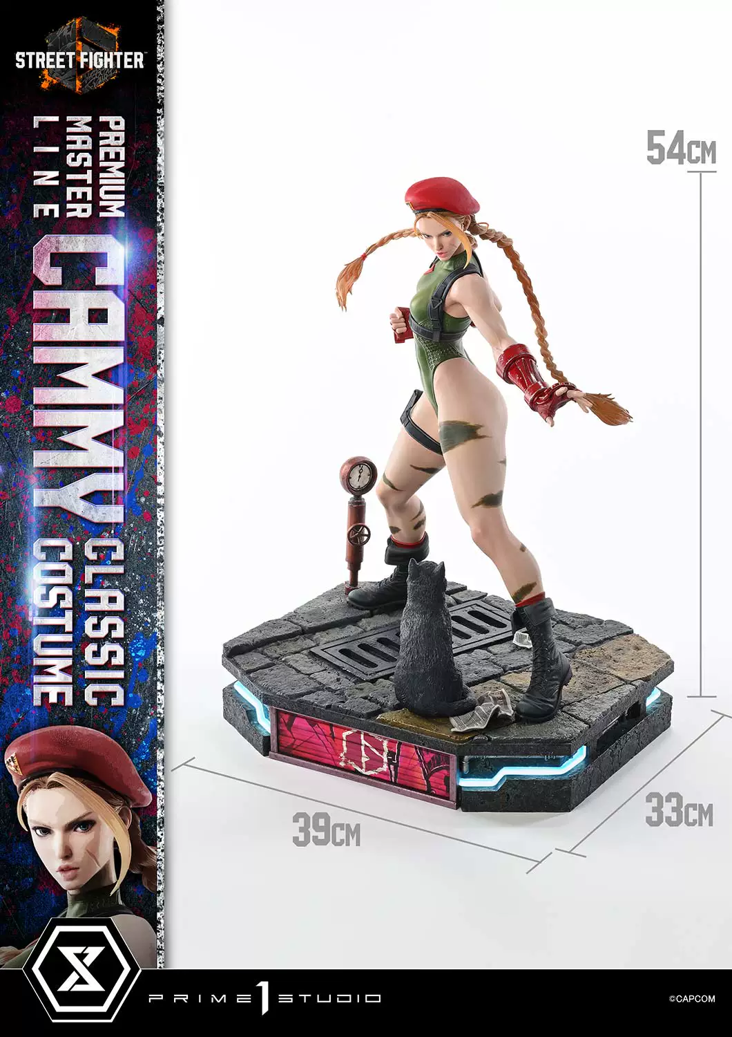 【Pre-sale】1/4 Scale Cammy Classic Costume with LED-Street Fighter 6-Prime 1 Studio