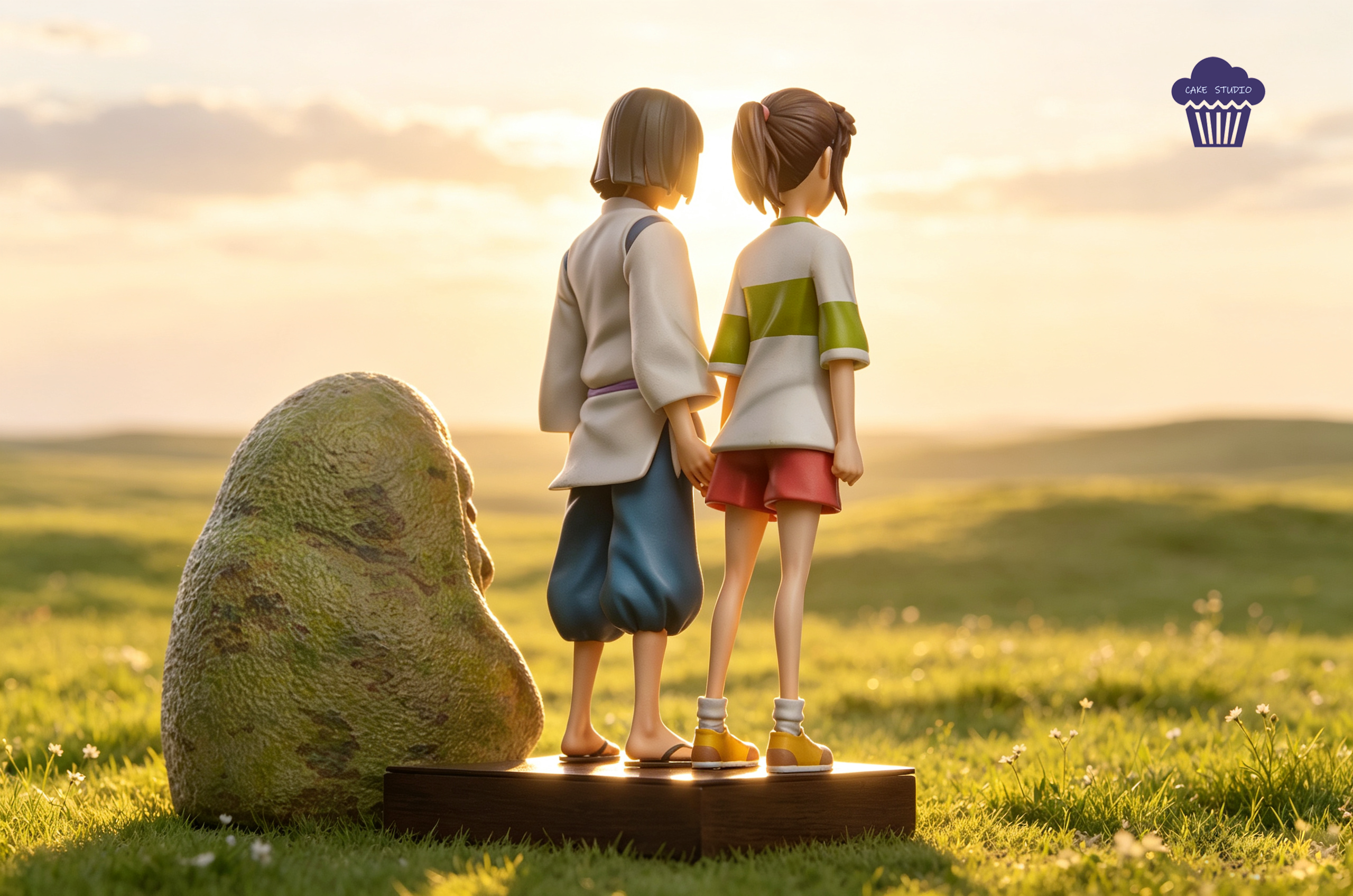 【Pre-sale】002 Chihiro and Haku-Spirited Away-Cake Studio