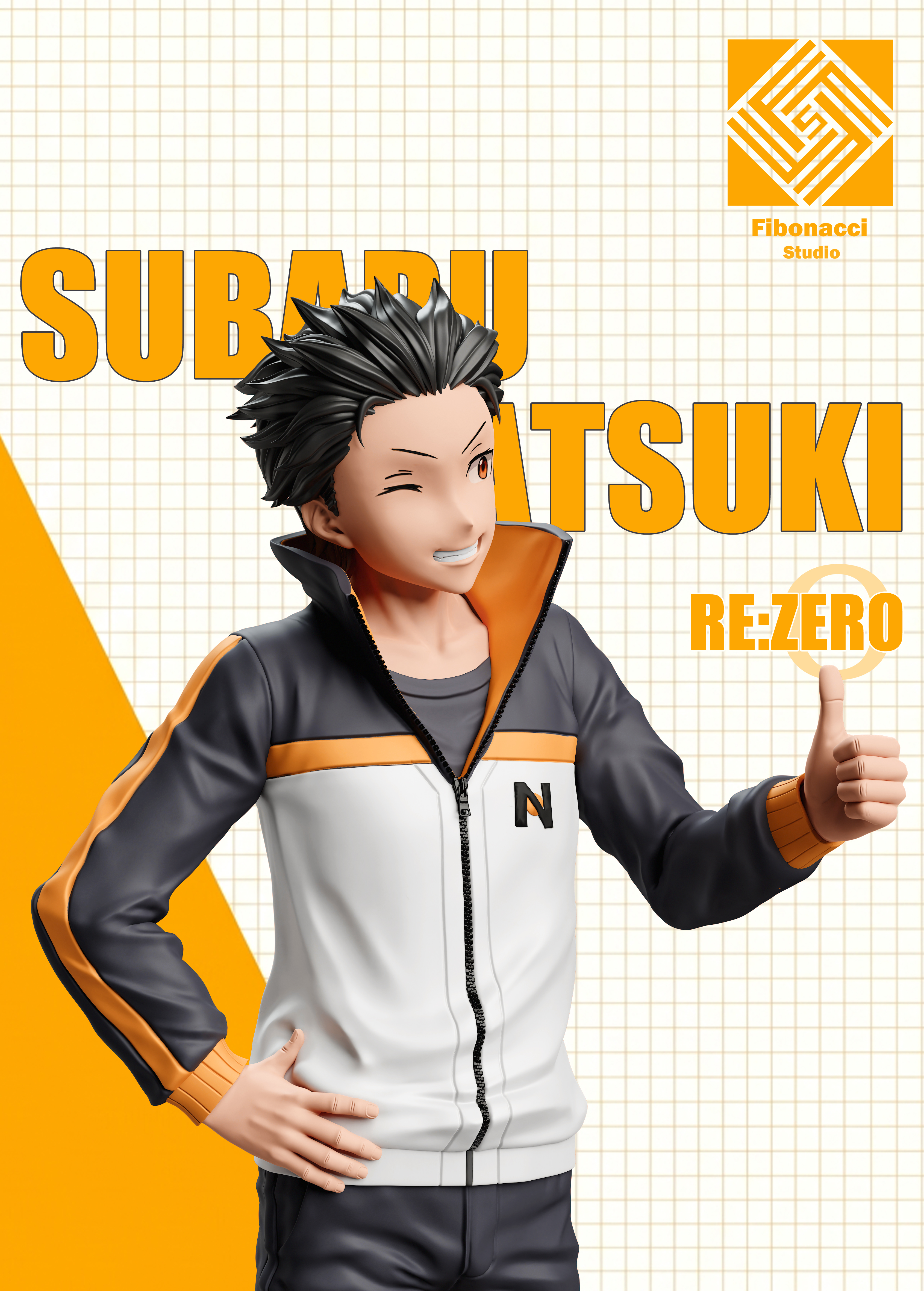 【Pre-sale】1/6 Scale Natsuki Subaru-Re:Starting Life From Zero in a Different World-Fibonacci Studio