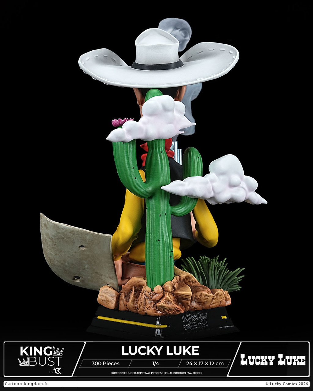 【Pre-sale】1/4 Scale Bust of Lucky Luke-Cartoon Kingdom Studio
