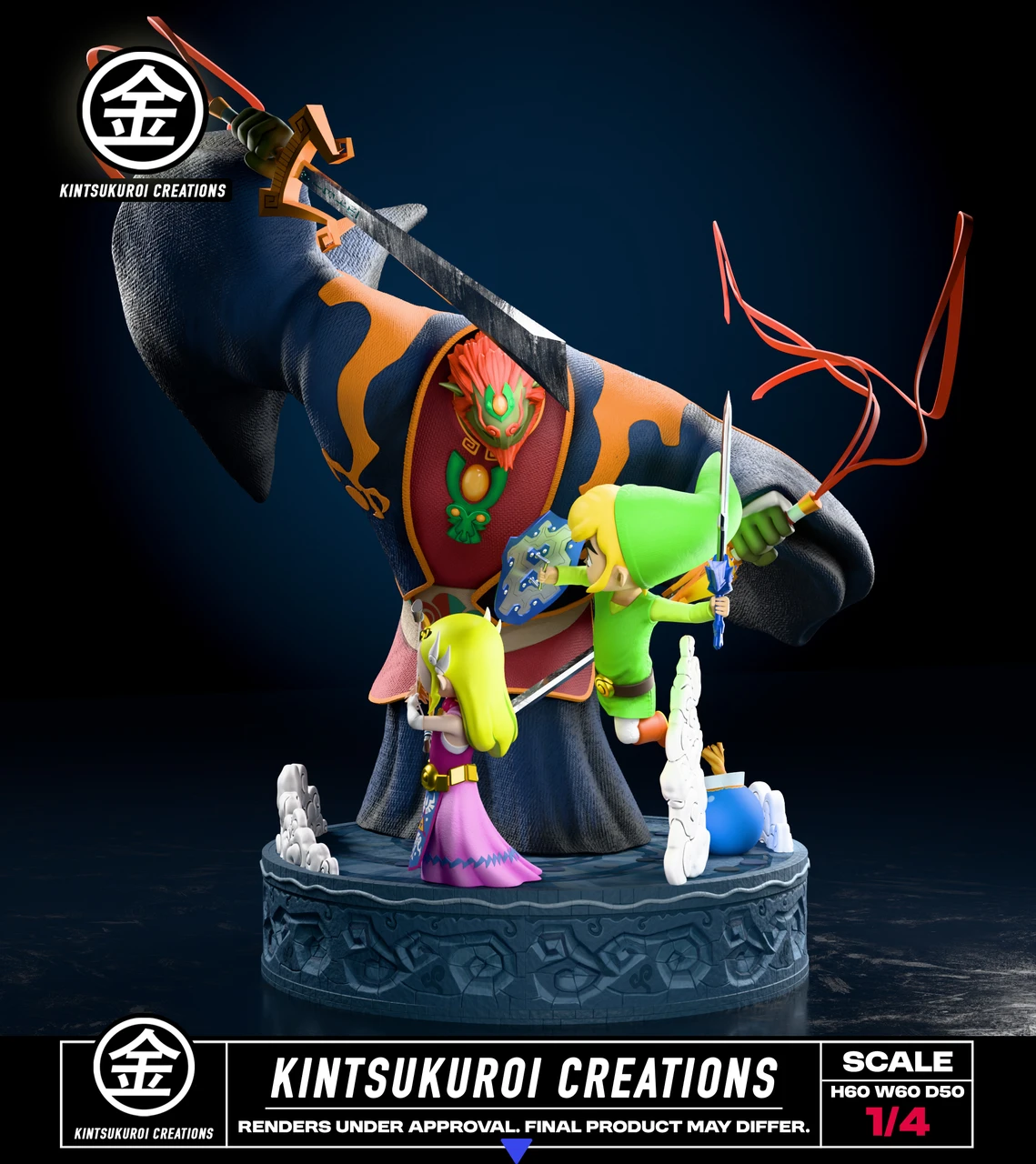 【Pre-sale】1/6 and 1/4 Scale Wind Waker Final Battle Diorama-Kistsukuroi Creations Studio