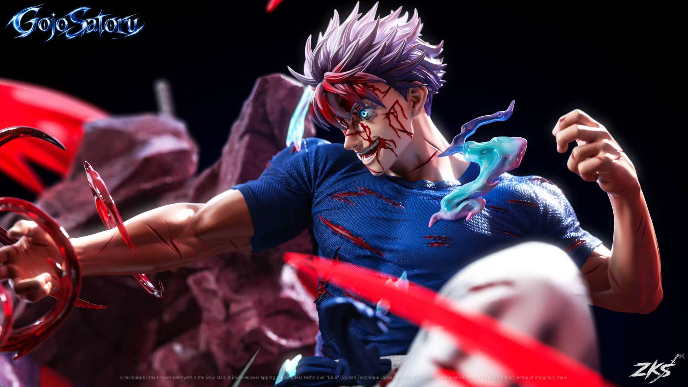 【Pre-sale】1/6 Scale Gojo Satoru with LED-Jujutsu Kaisen-Zenkai Studio