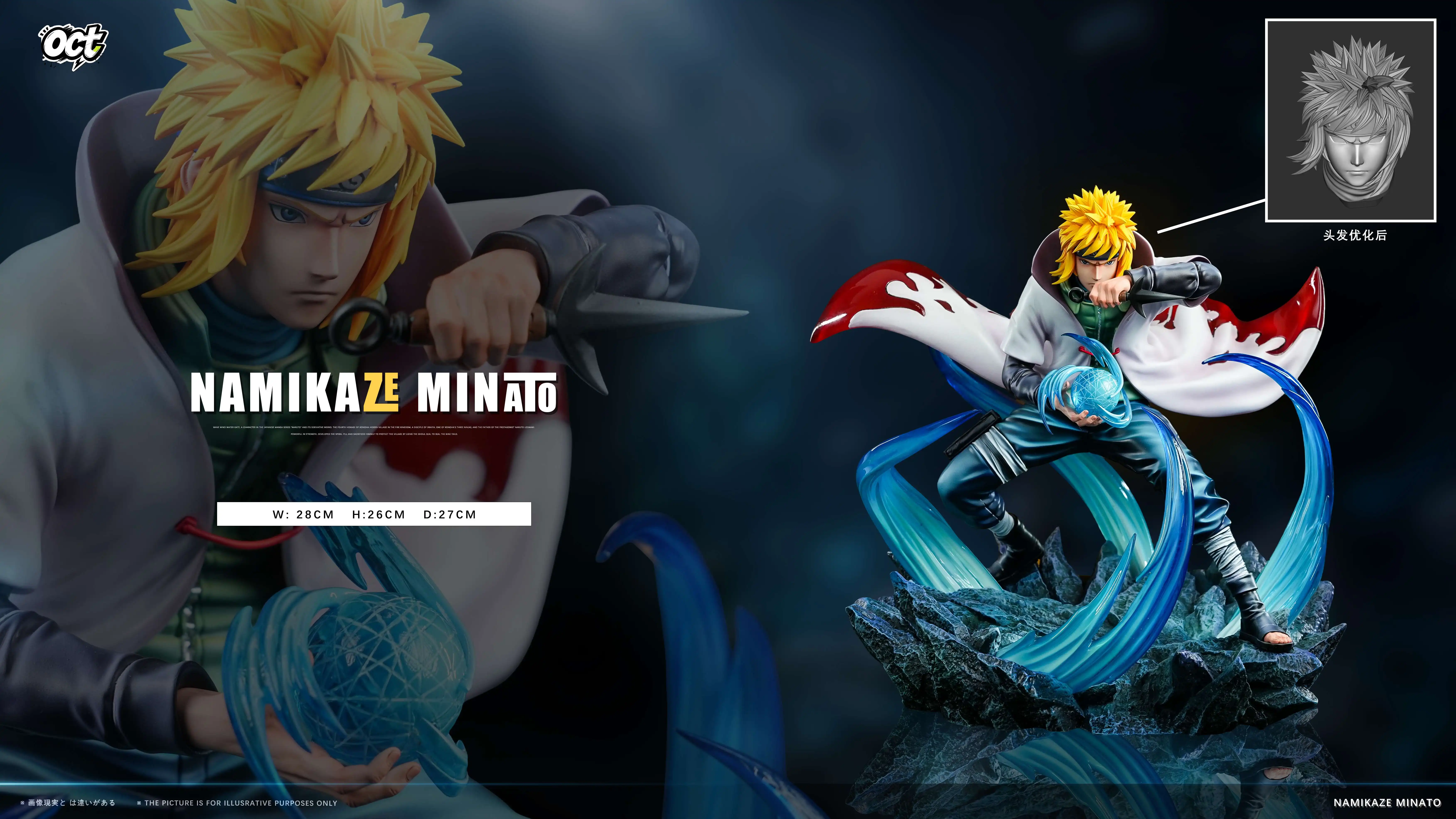【Pre-sale】1/6 Scale Namikaze Minato-Naruto-OCT Studio