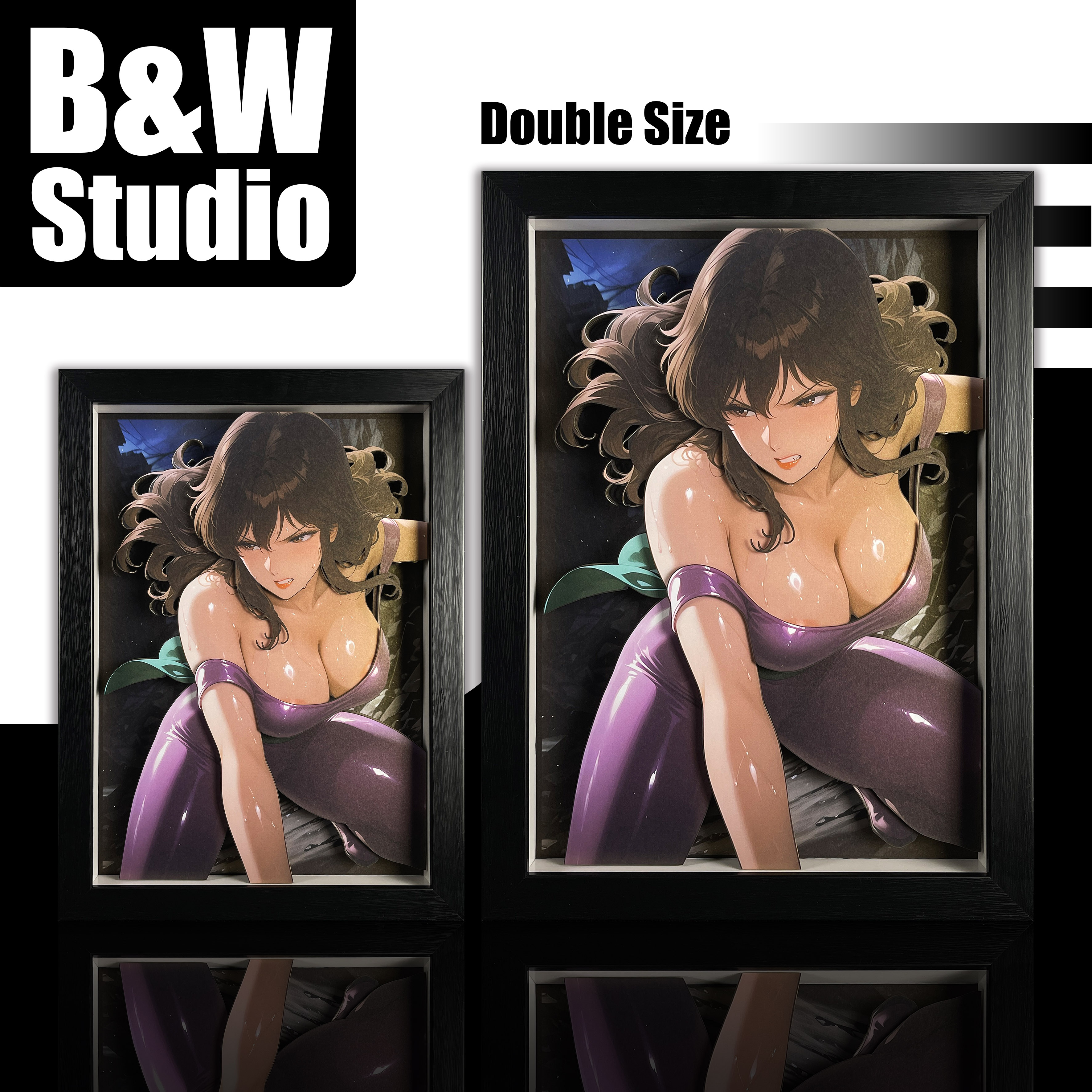 【Pre-sale】Decorative Painting of Kisugi Rui-Black and White Studio